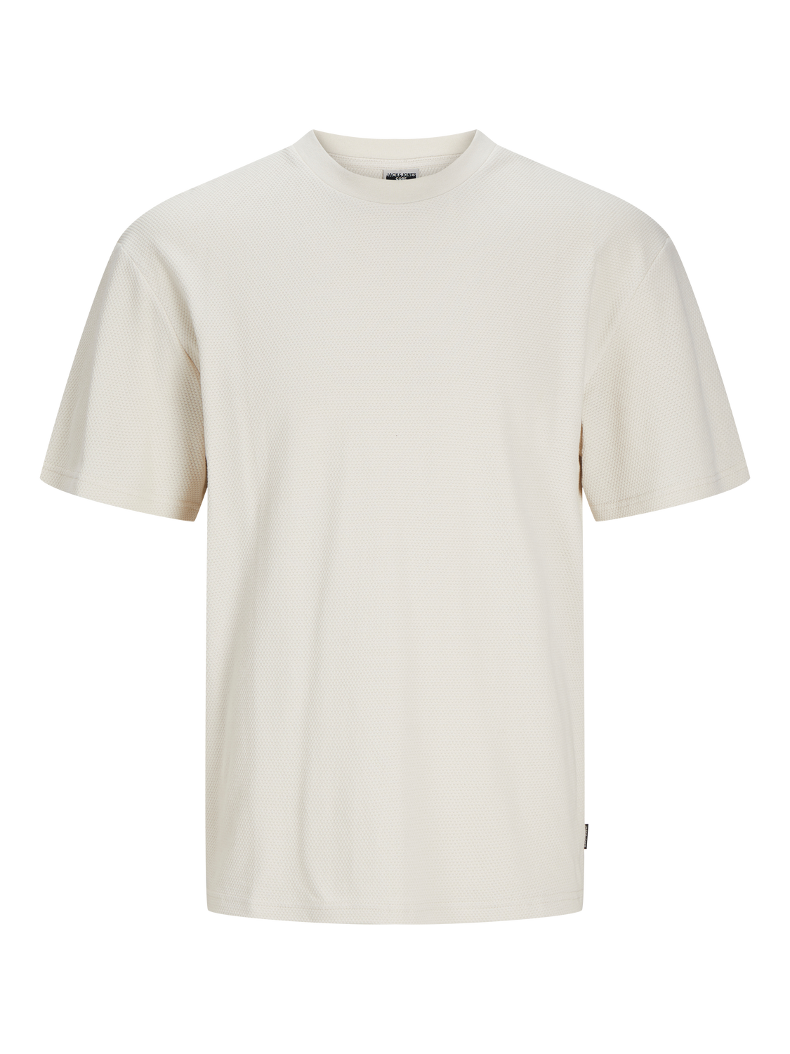 Jack & Jones Regular Fit Round Neck T-Shirt -Moonbeam - 12262431