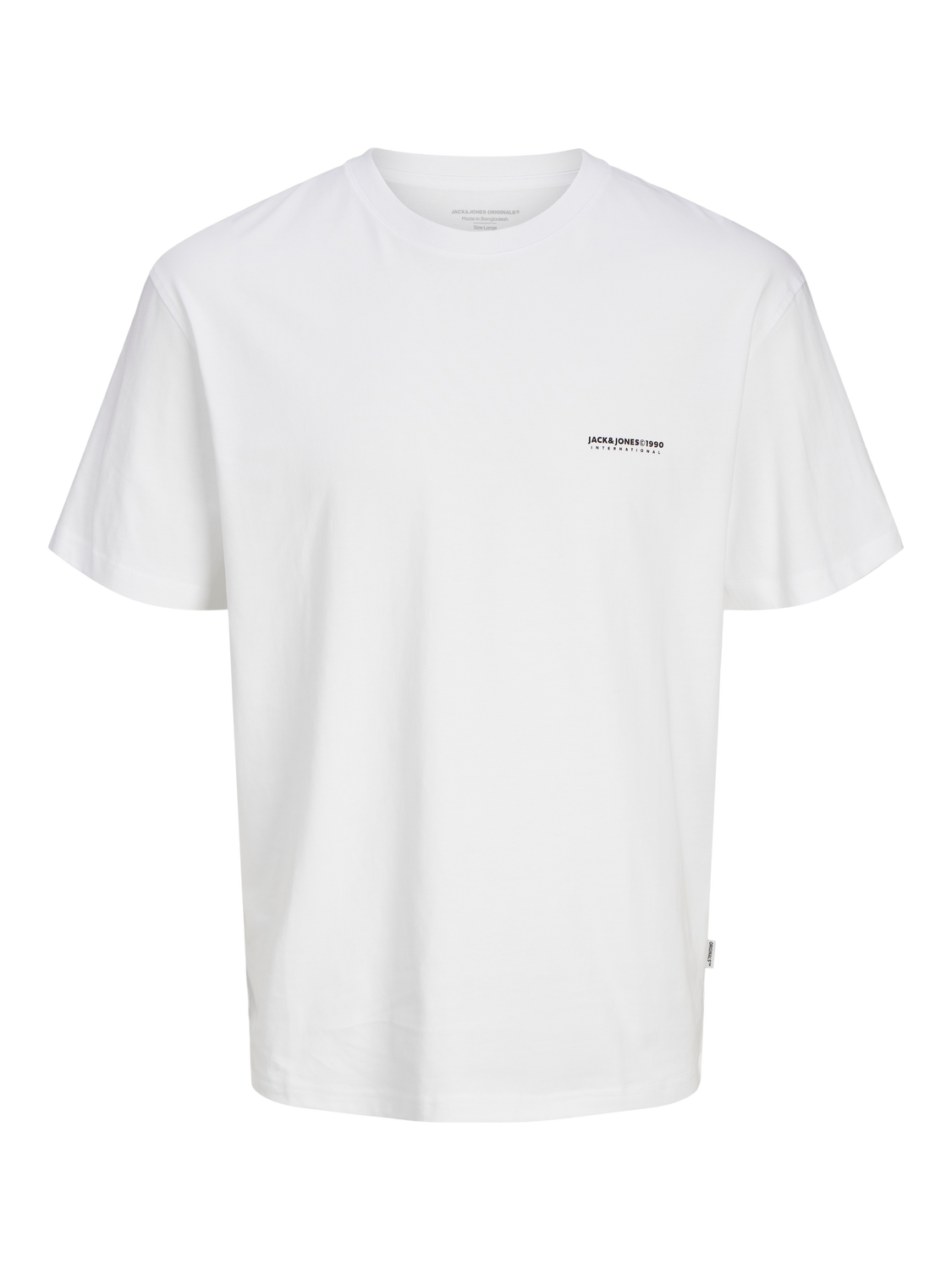 Relaxed Fit Crew neck T-Shirt | White | Jack & Jones® Relaxed Fit Crew neck T-Shirt | White | Jack & Jones®