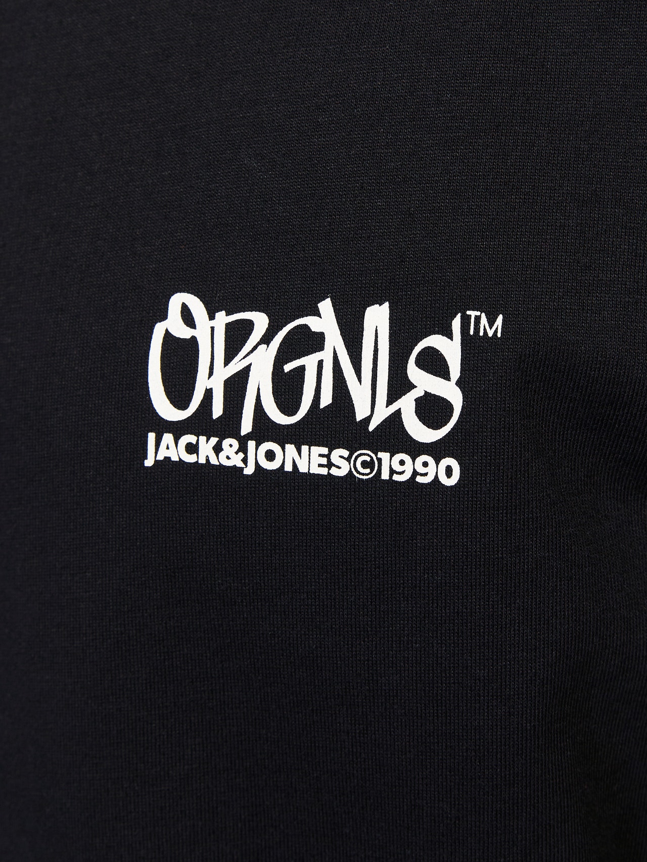 Jack & Jones Relaxed Fit Crew neck T-Shirt -Black - 12262673