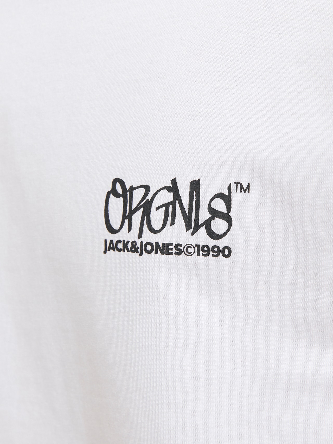 Jack & Jones Relaxed Fit Crew neck T-Shirt -Bright White - 12262673