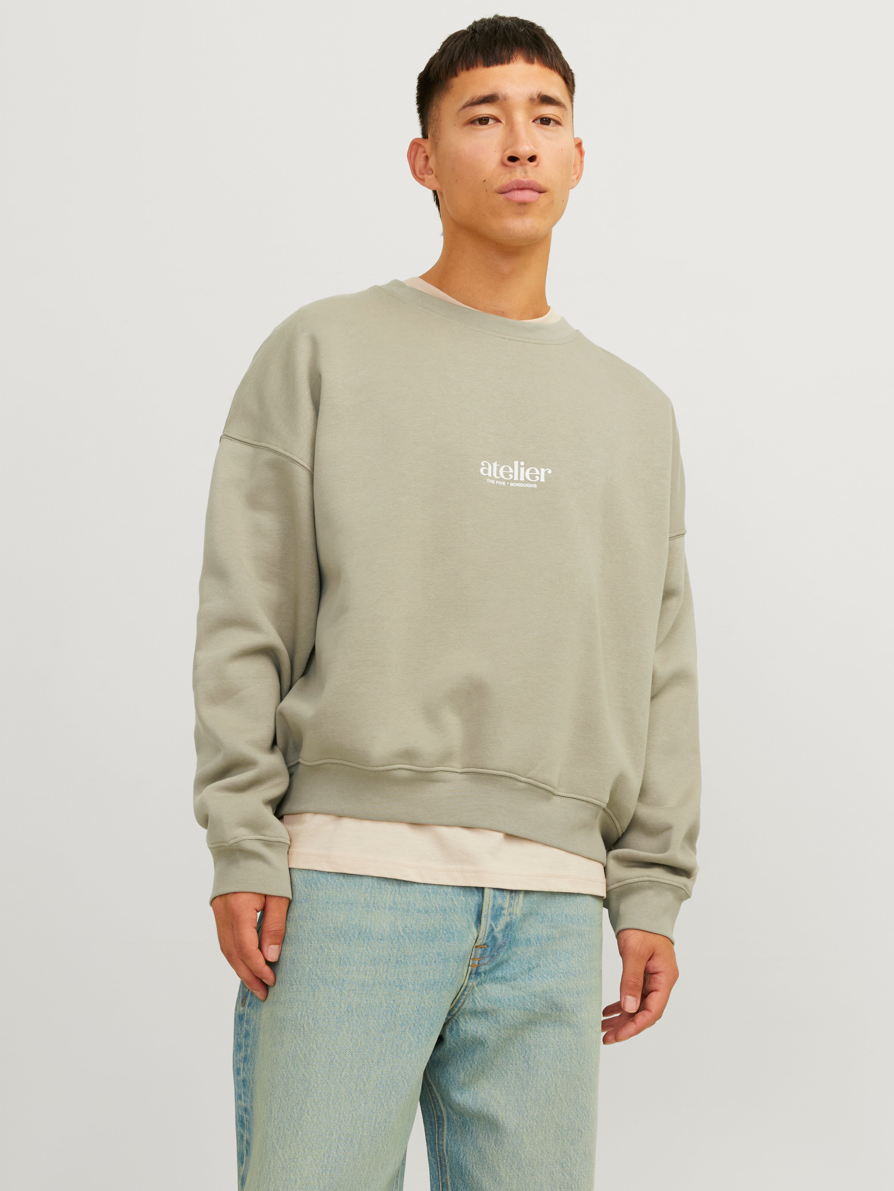 Oversize Fit Crew neck Sweatshirt | Jack & Jones