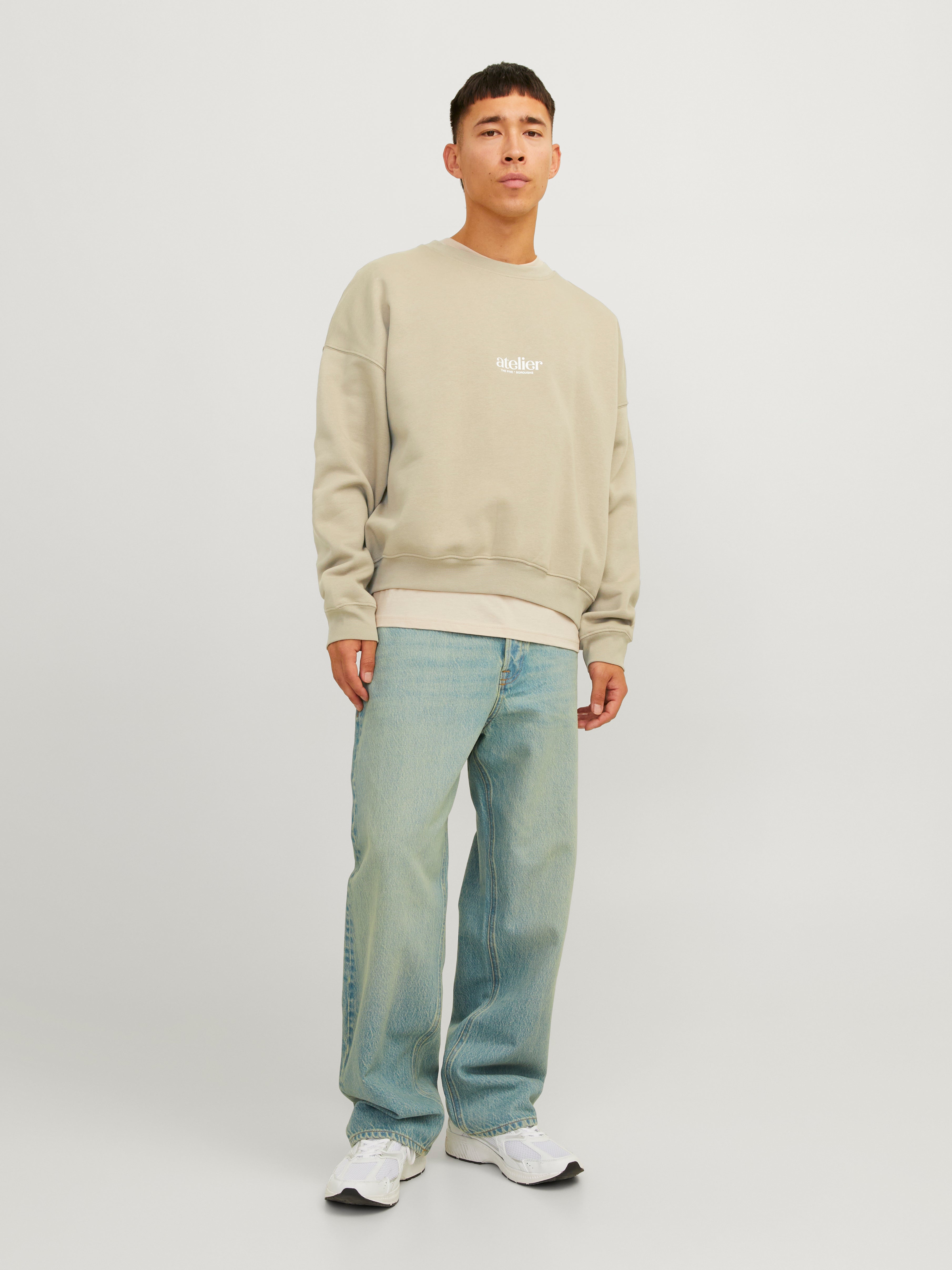 Oversize Fit Crew neck Sweatshirt | Jack & Jones