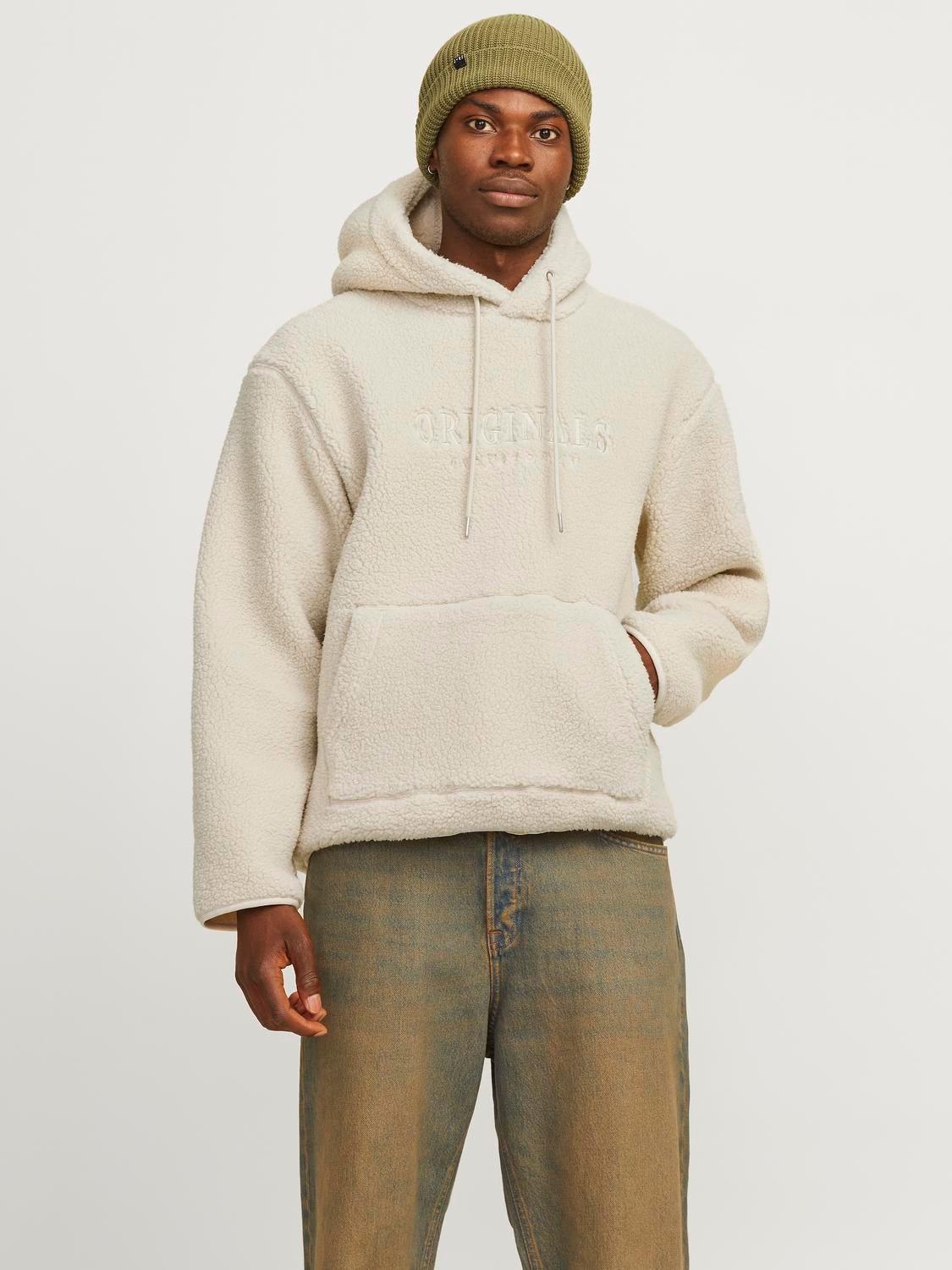 Loose Fit Fleece Hoodie