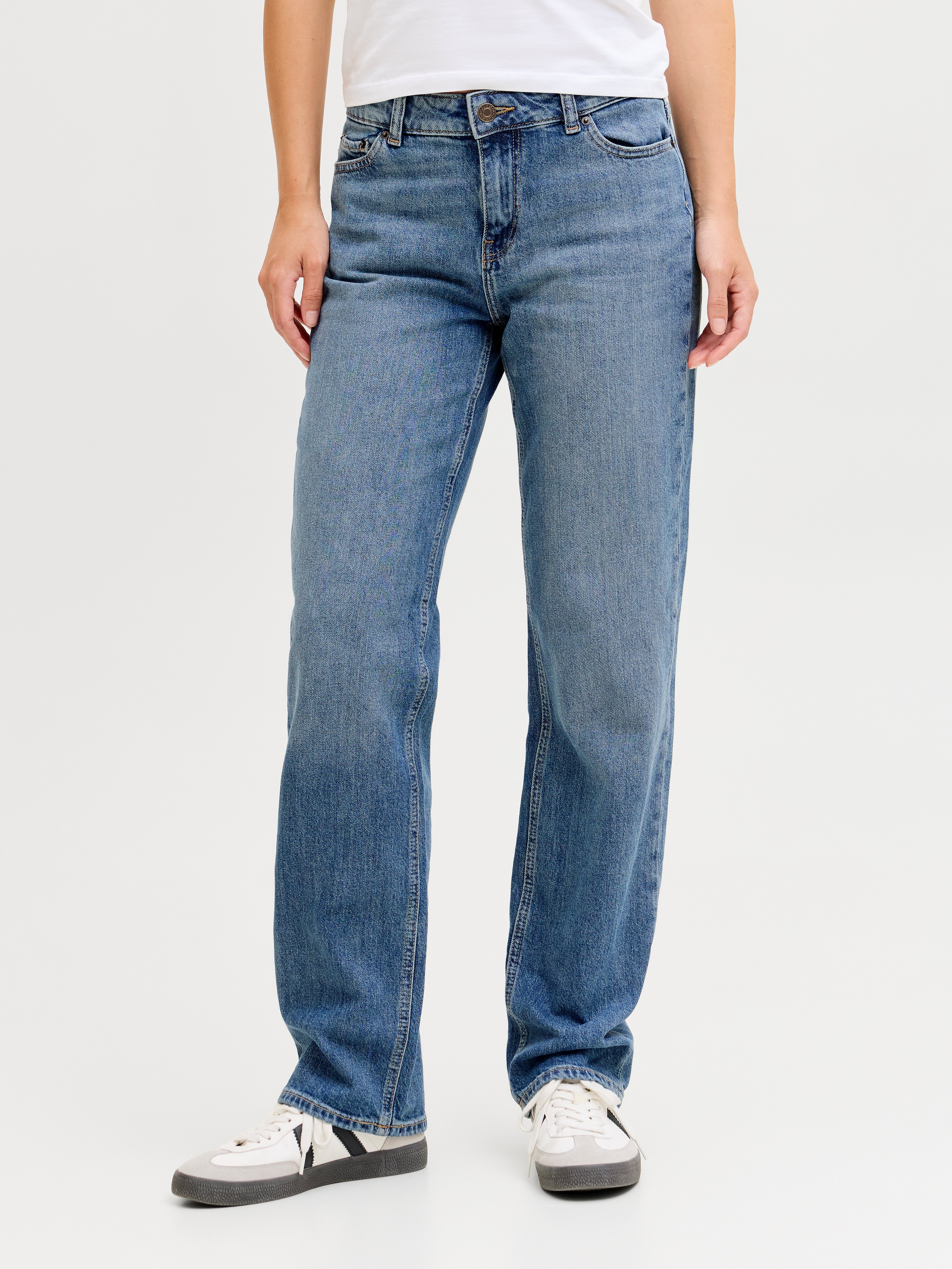 NICE Mid-Rise Slim Straight Fit Jeans | Jack & Jones®