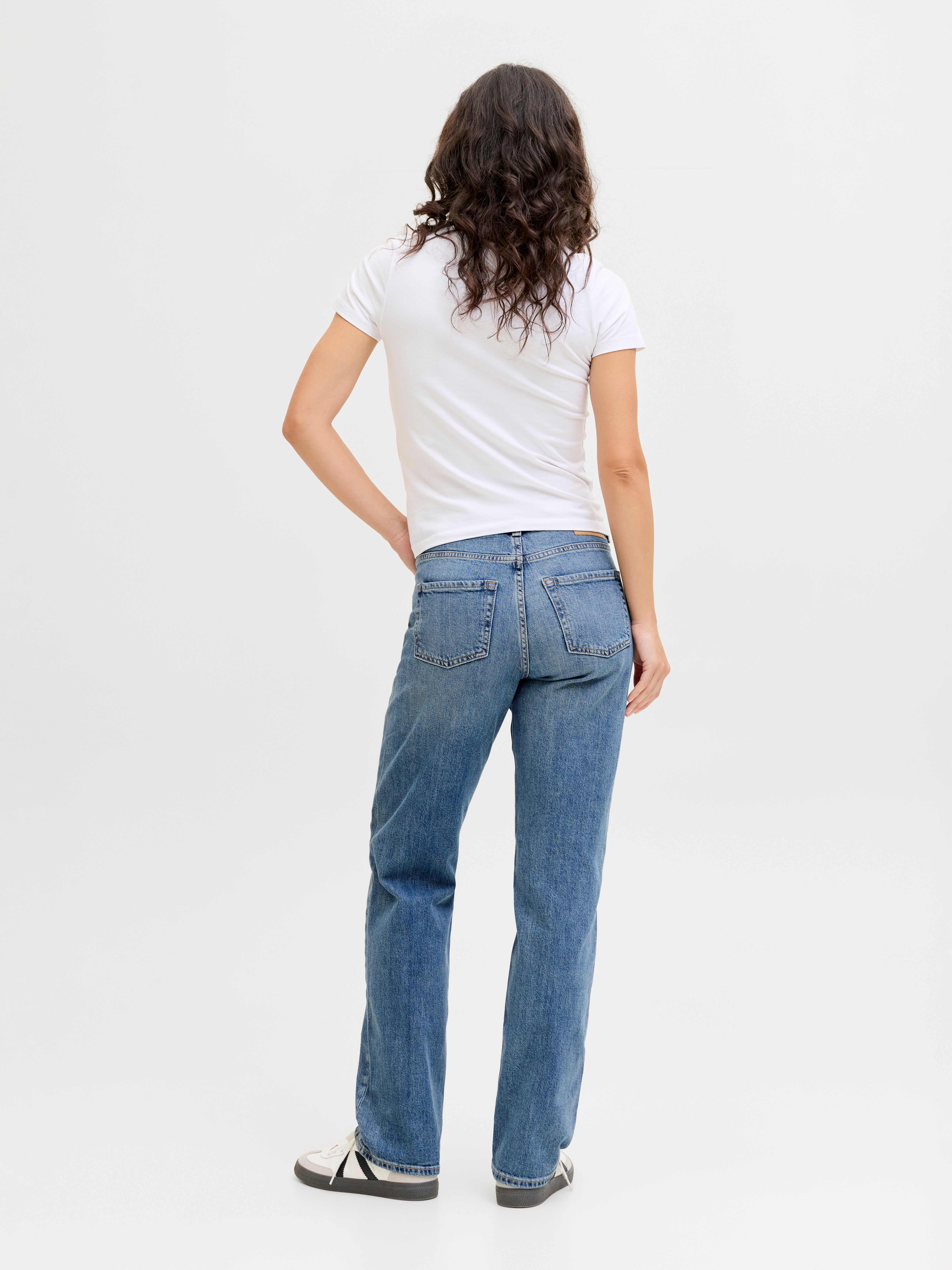 NICE Mid-Rise Slim Straight Fit Jeans | Jack & Jones®