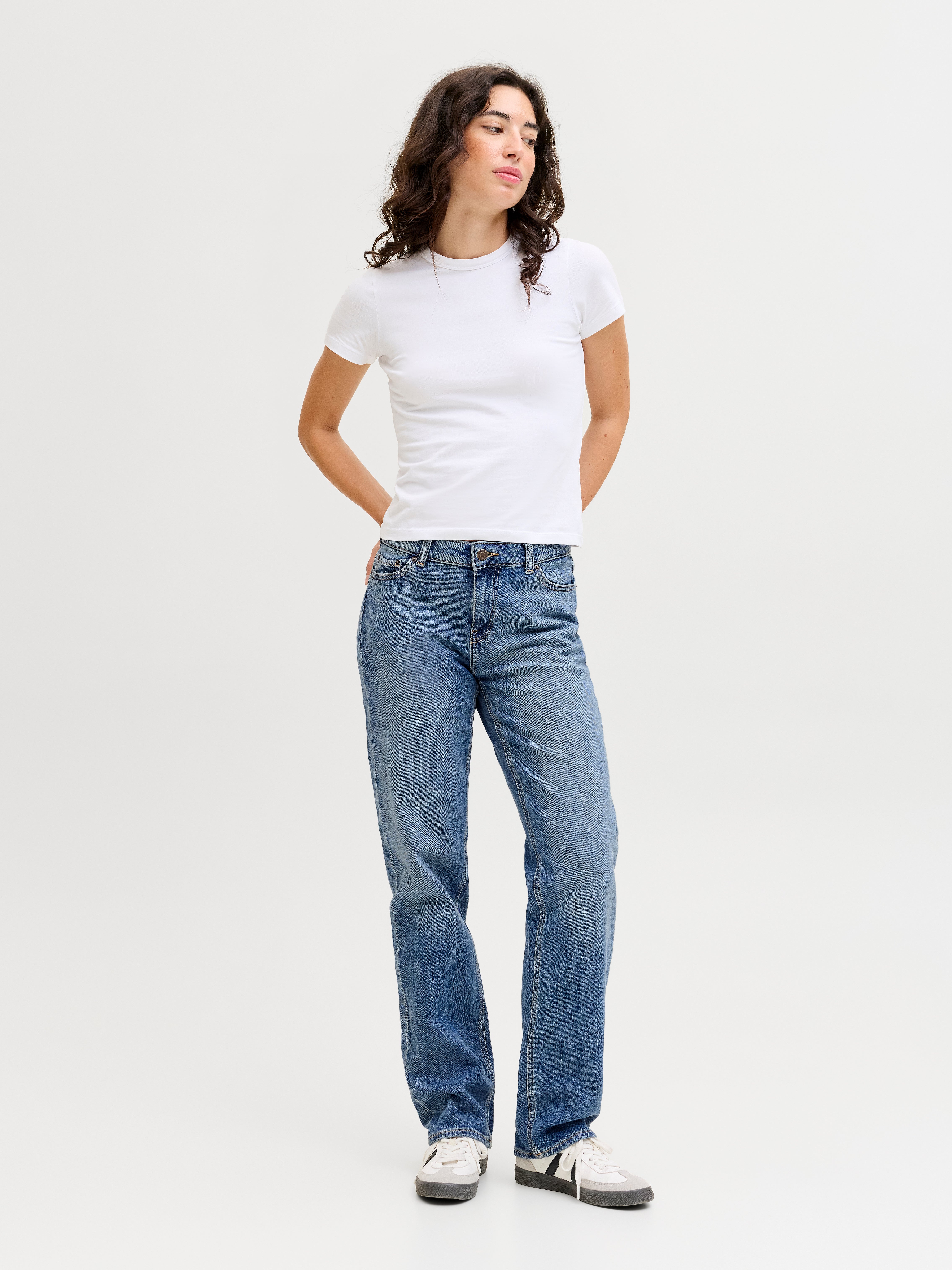 NICE Mid-Rise Slim Straight Fit Jeans | Jack & Jones®