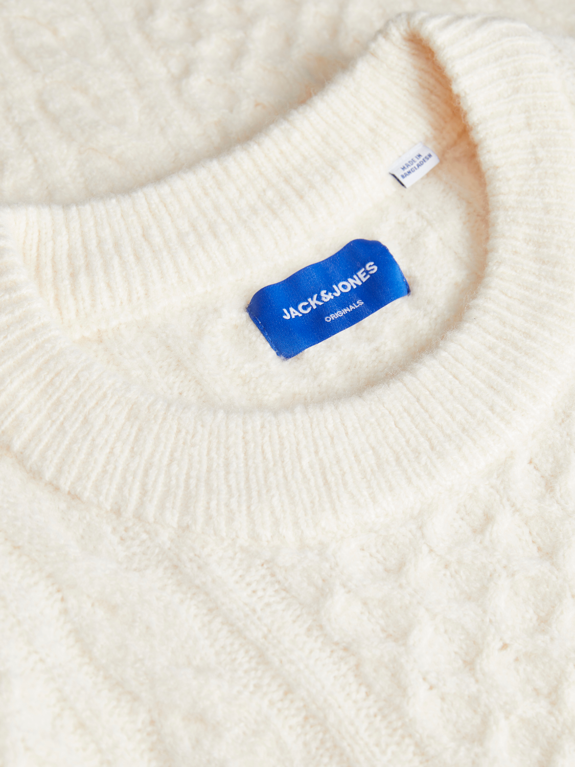 Wide Fit Sweater | Off.White | Jack & Jones® Wide Fit Sweater | Off.White | Jack & Jones®