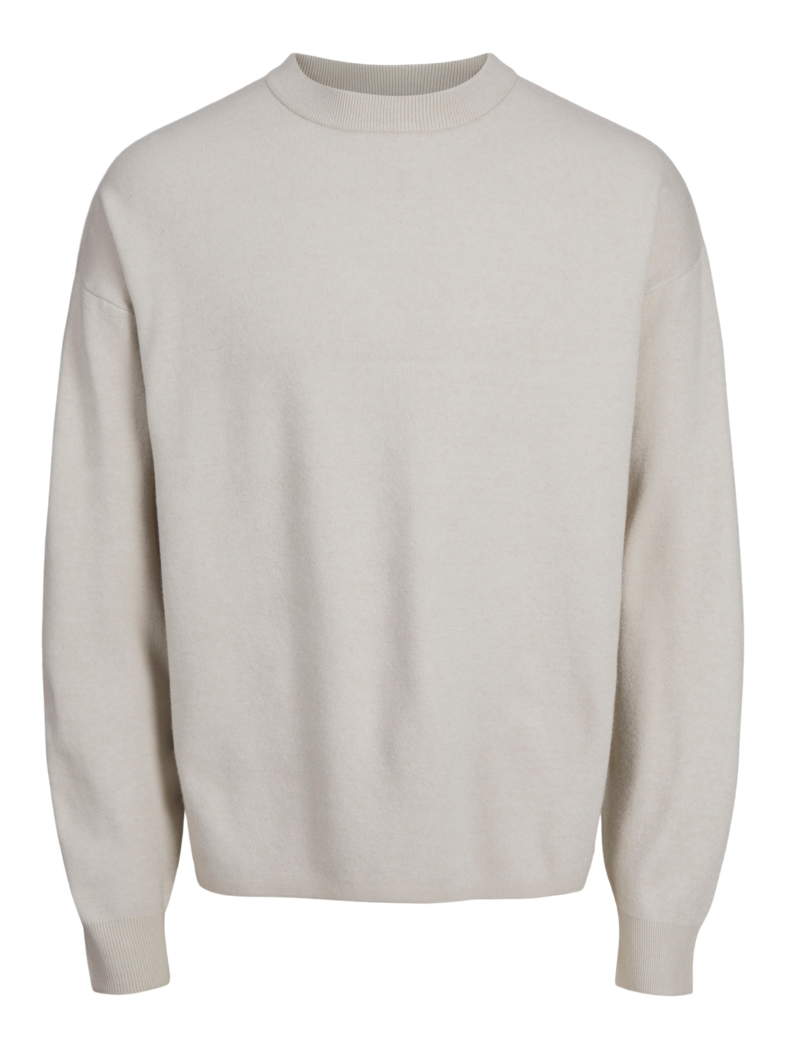 Chandail en tricot Coupe ample Light Grey Jack Jones