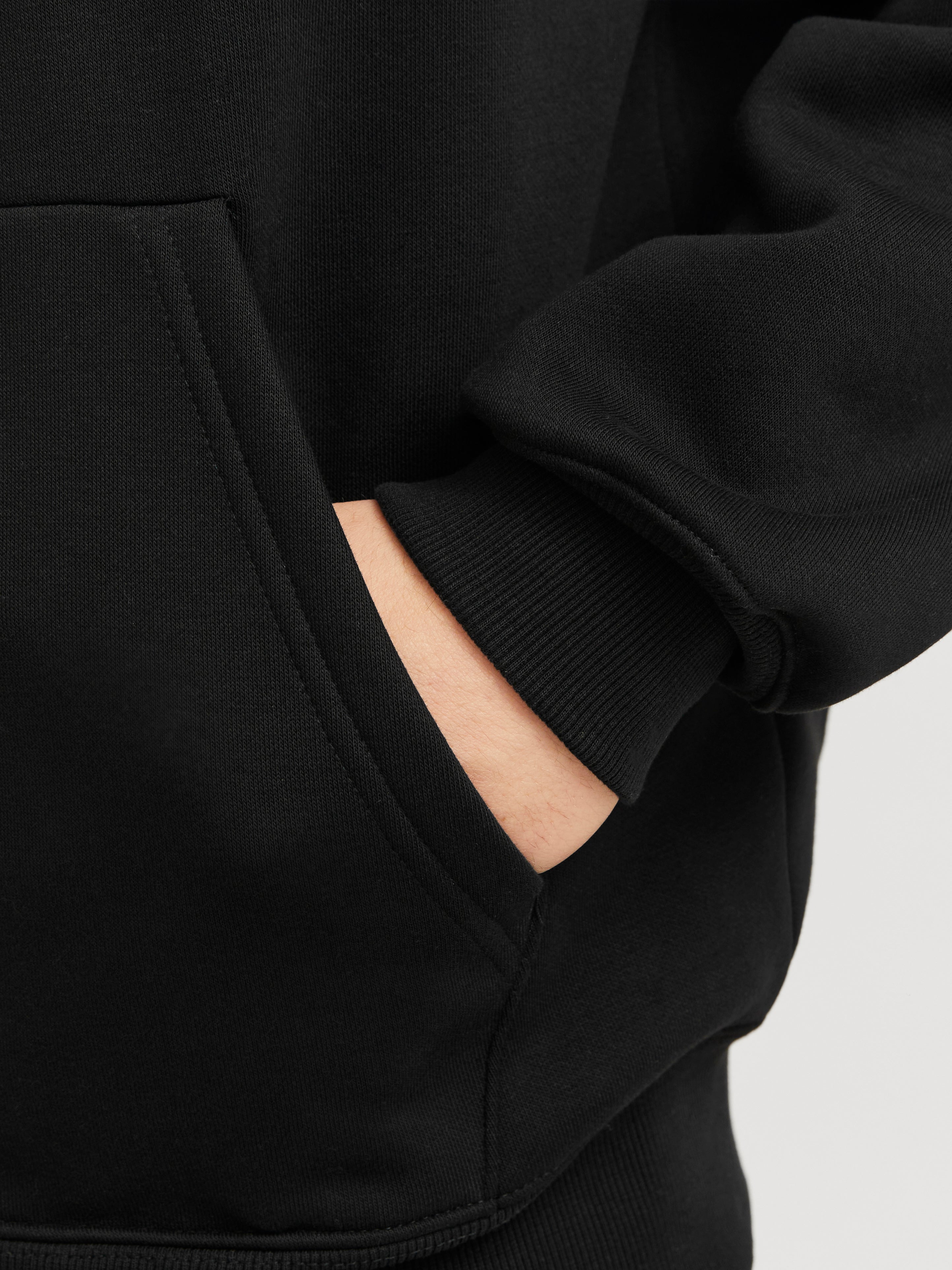 EBE long hoodie　BLACK Mens Stylish Hip Hop Sweatshirt Long Hoodies Cardigan Black