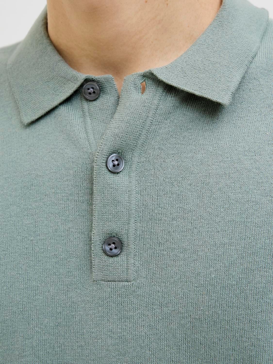 Relaxed Fit Knitted Polo-Shirt | Jack & Jones®
