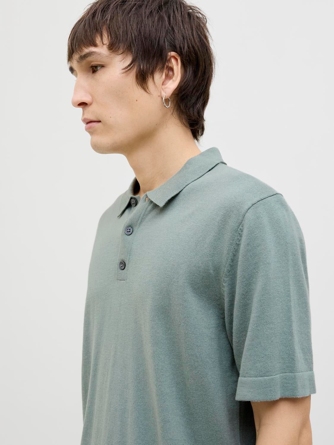 Relaxed Fit Knitted Polo-Shirt | Jack & Jones®