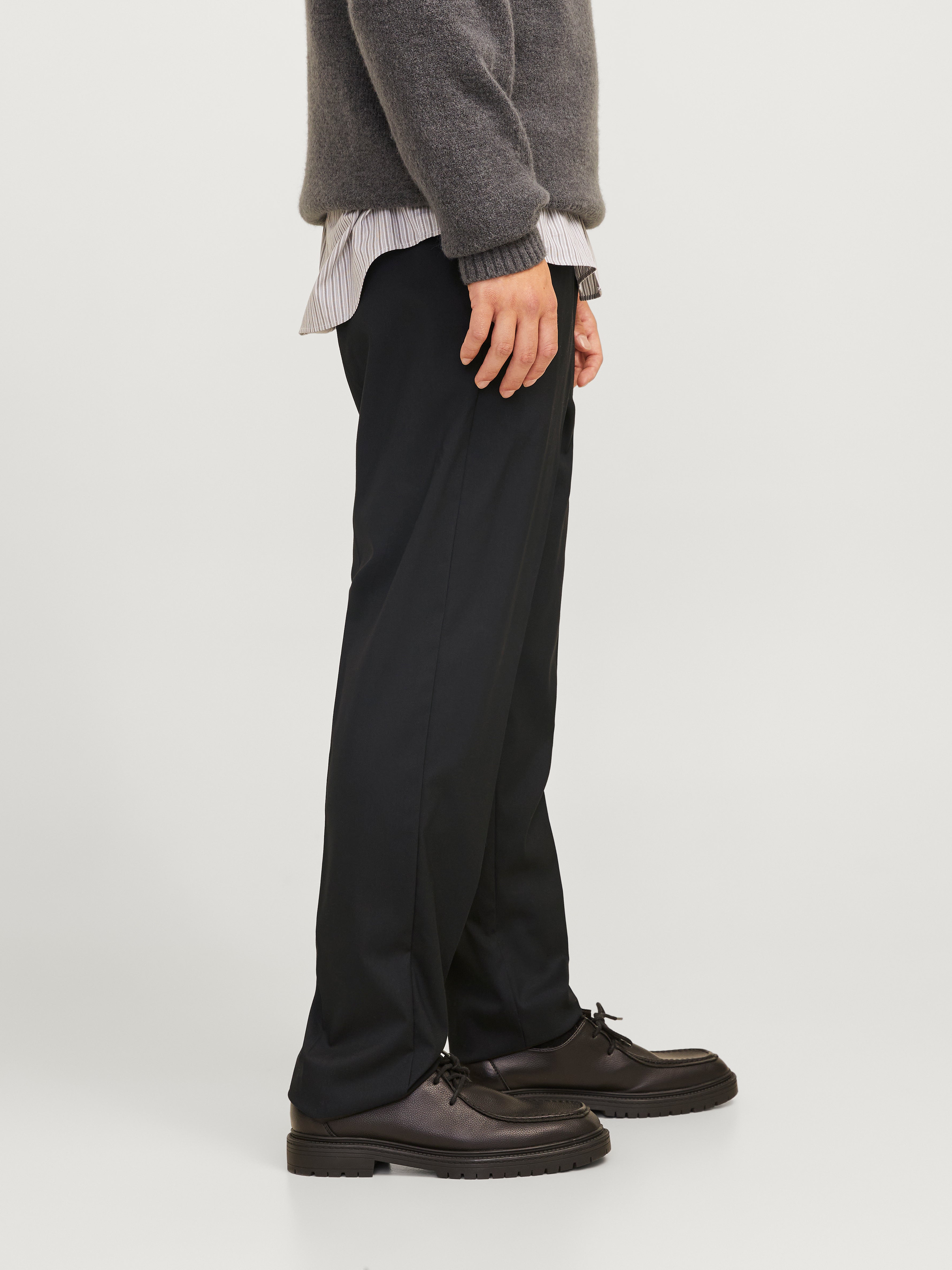 Relaxed Fit Joggers Black Jack Jones