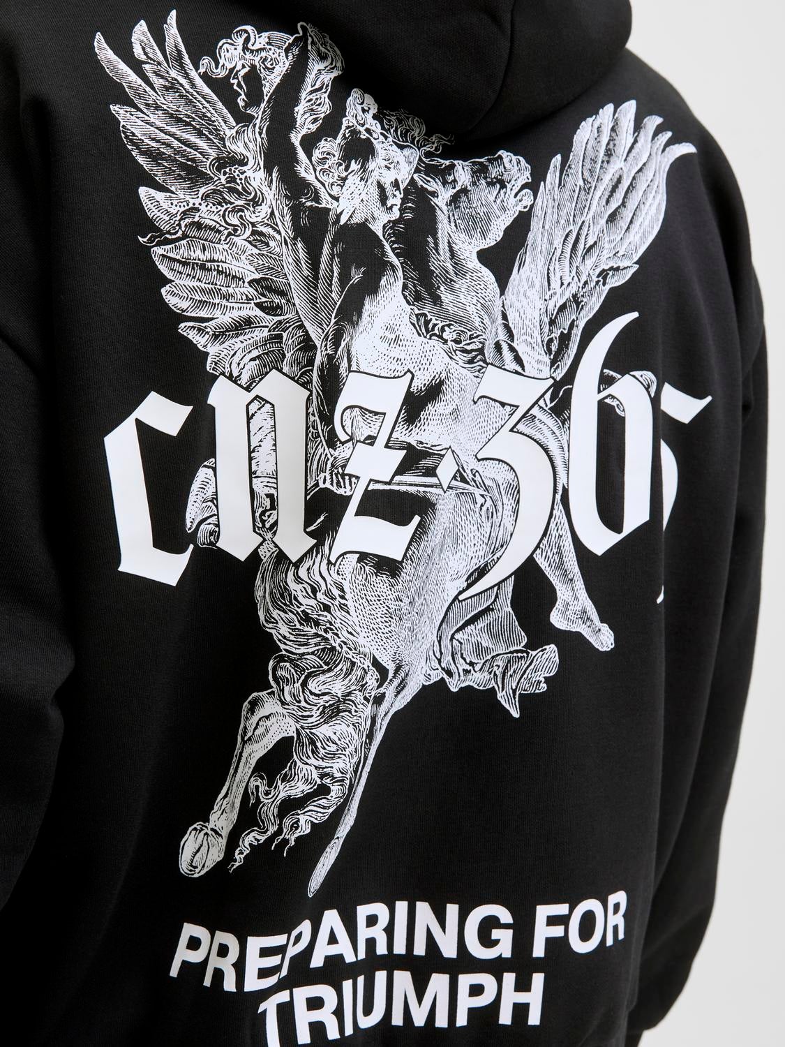 Chandail ouaté à capuchon Coupe ample | Jack & Jones®