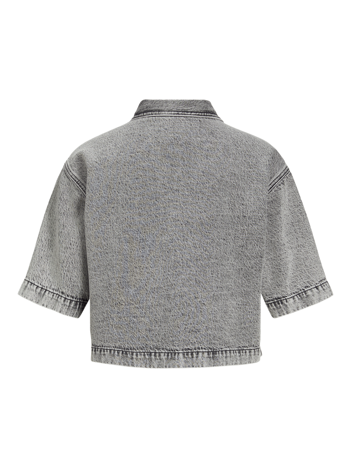 Chemise courte en denim à coupe confort | Jack & Jones®