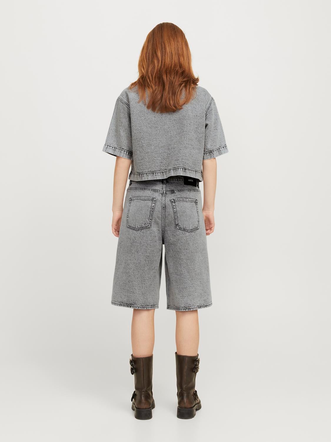 Chemise courte en denim à coupe confort | Jack & Jones®