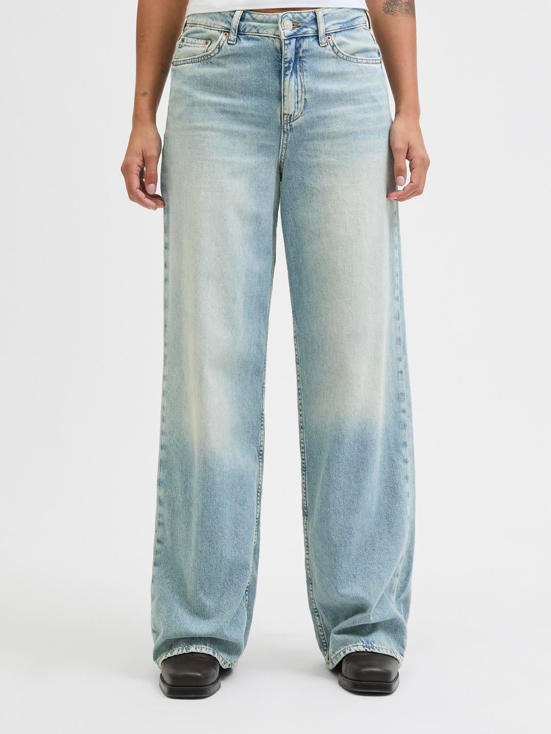 Wide-Leg Fit High waist Jeans | Jack & Jones®