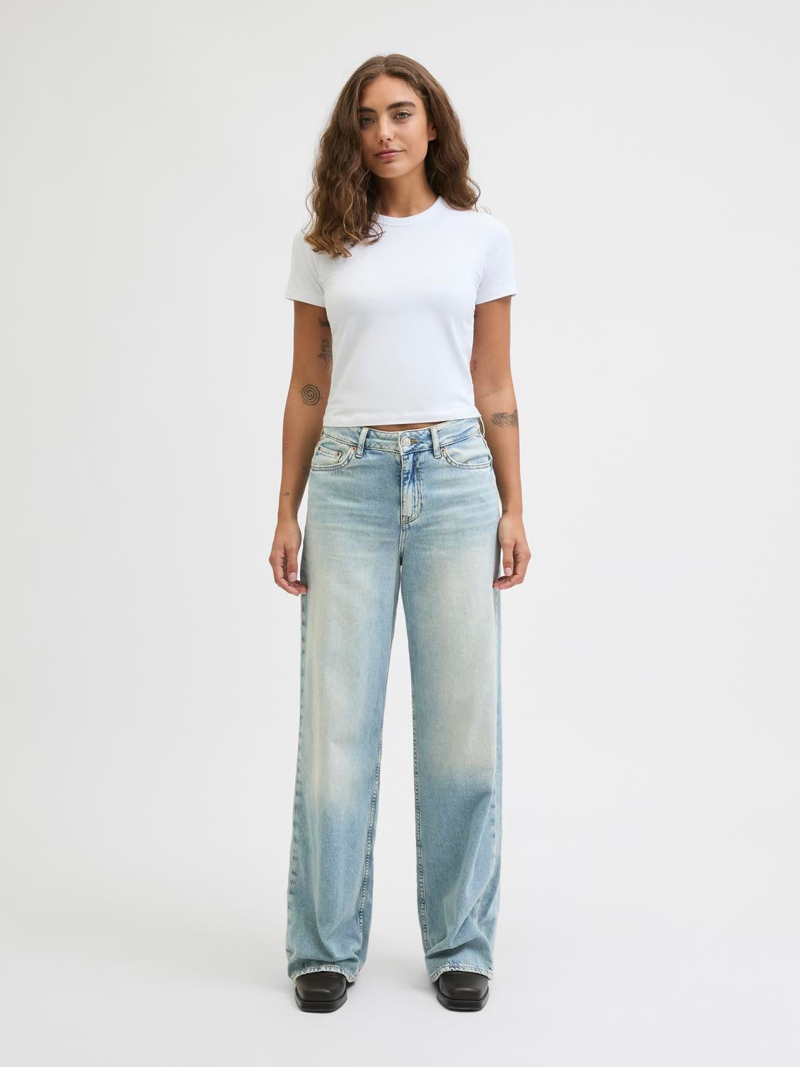 Wide-Leg Fit High waist Jeans | Jack & Jones®