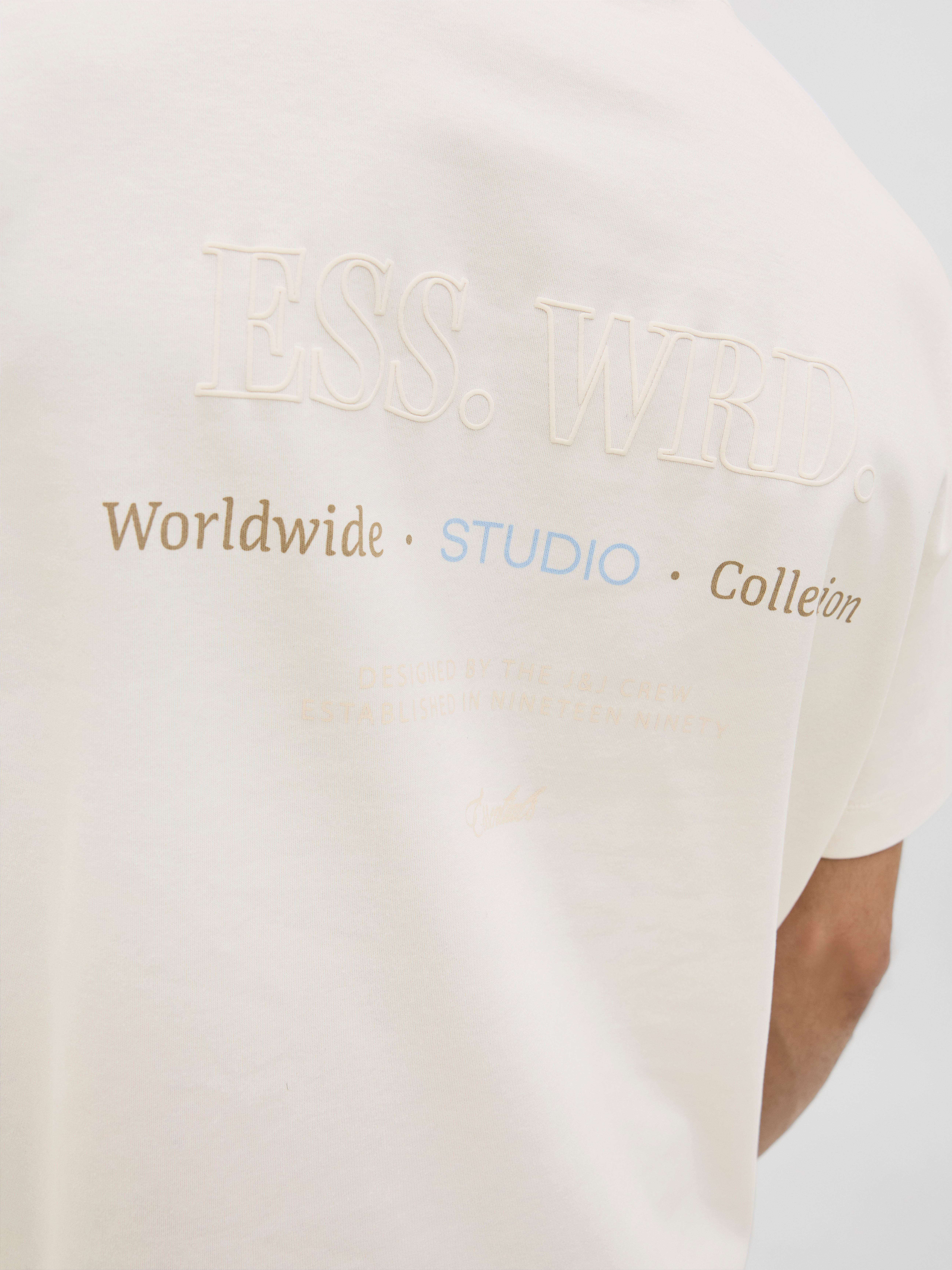 Wide Fit Round Neck T-Shirt | Jack & Jones