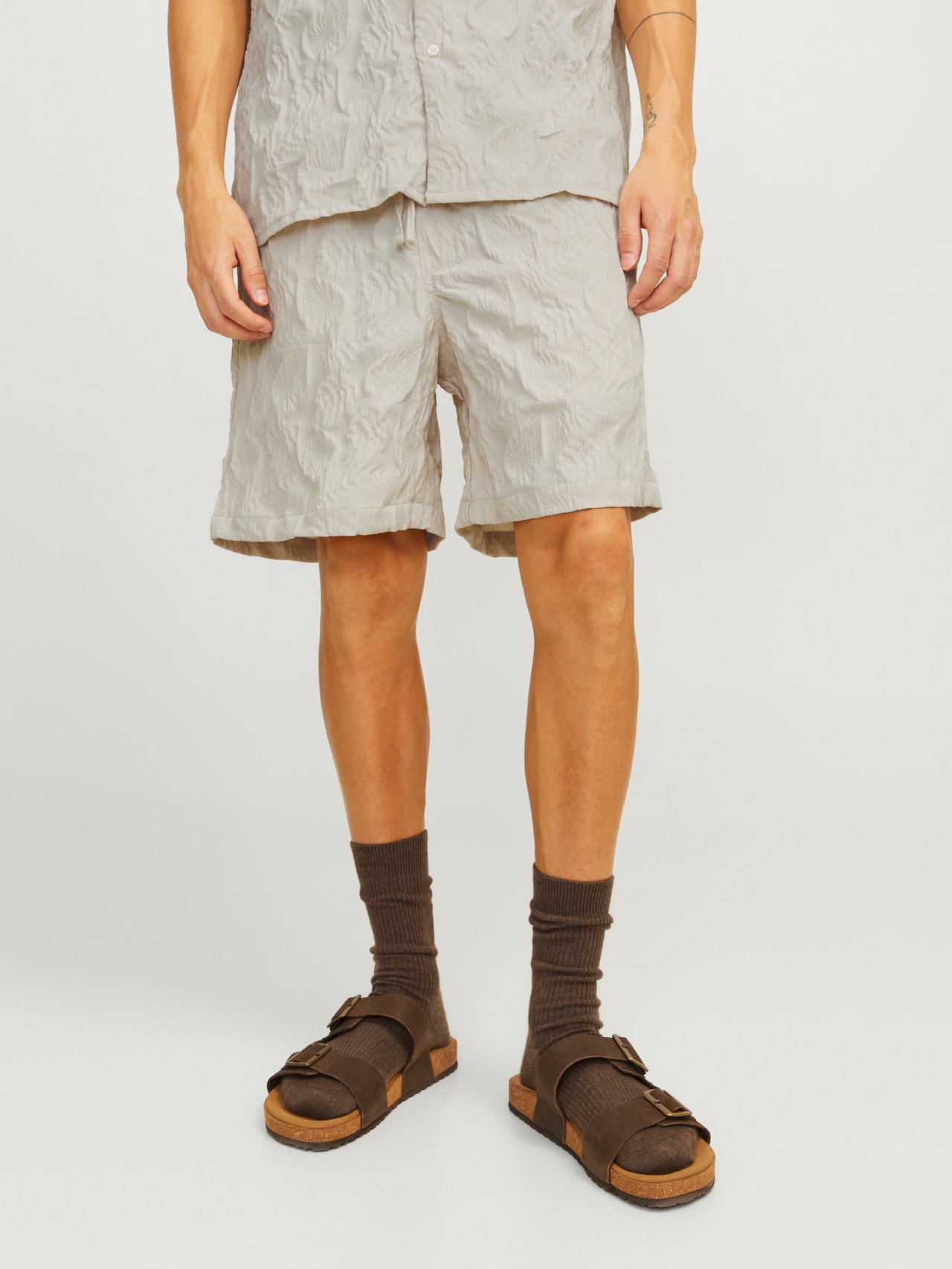 Jack & Jones Jogger Fit Jogger shorts -Moonbeam - 12270657