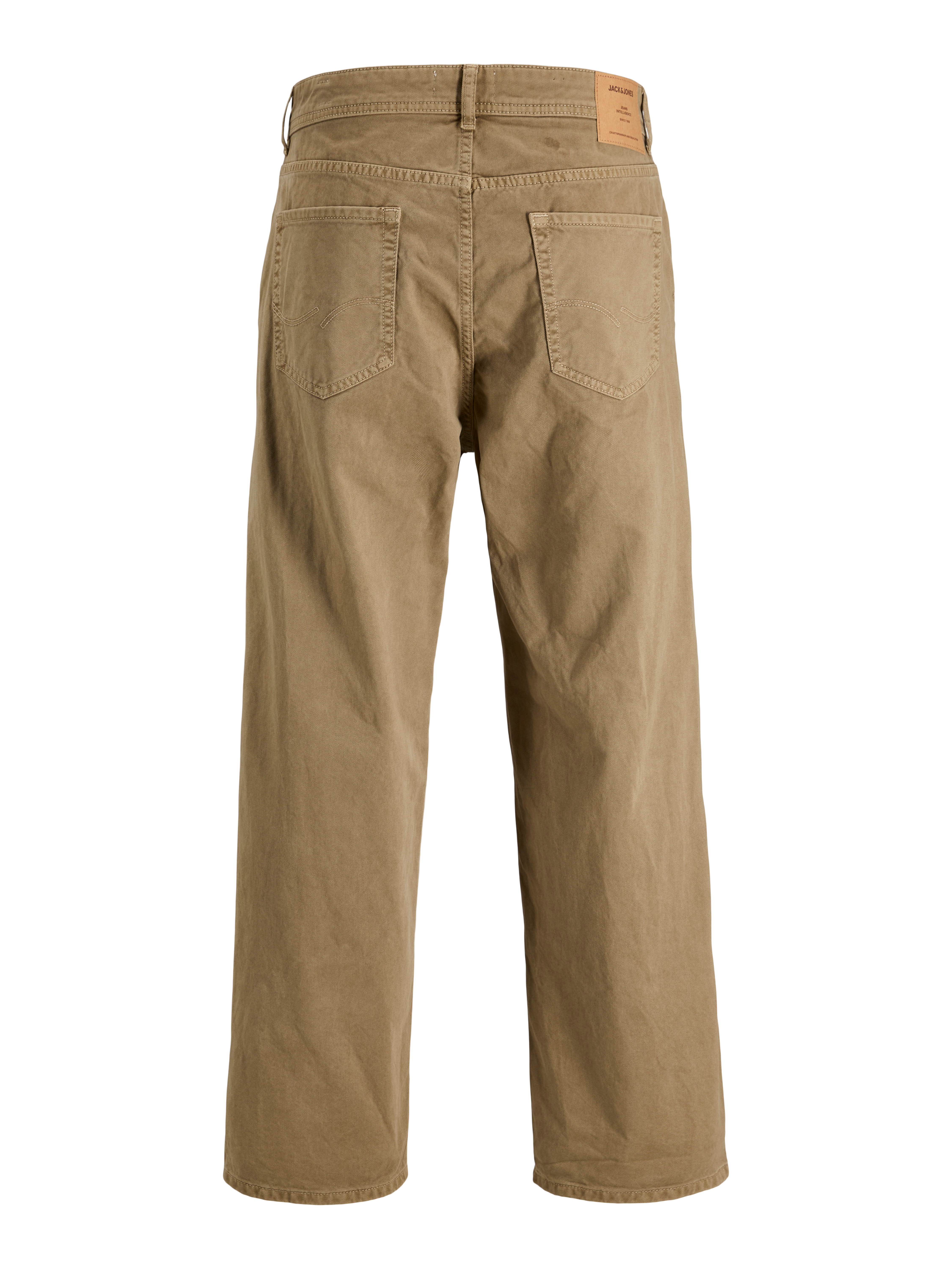 Wide Leg Fit 5 Pockets Pants | Light Brown | Jack & Jones®