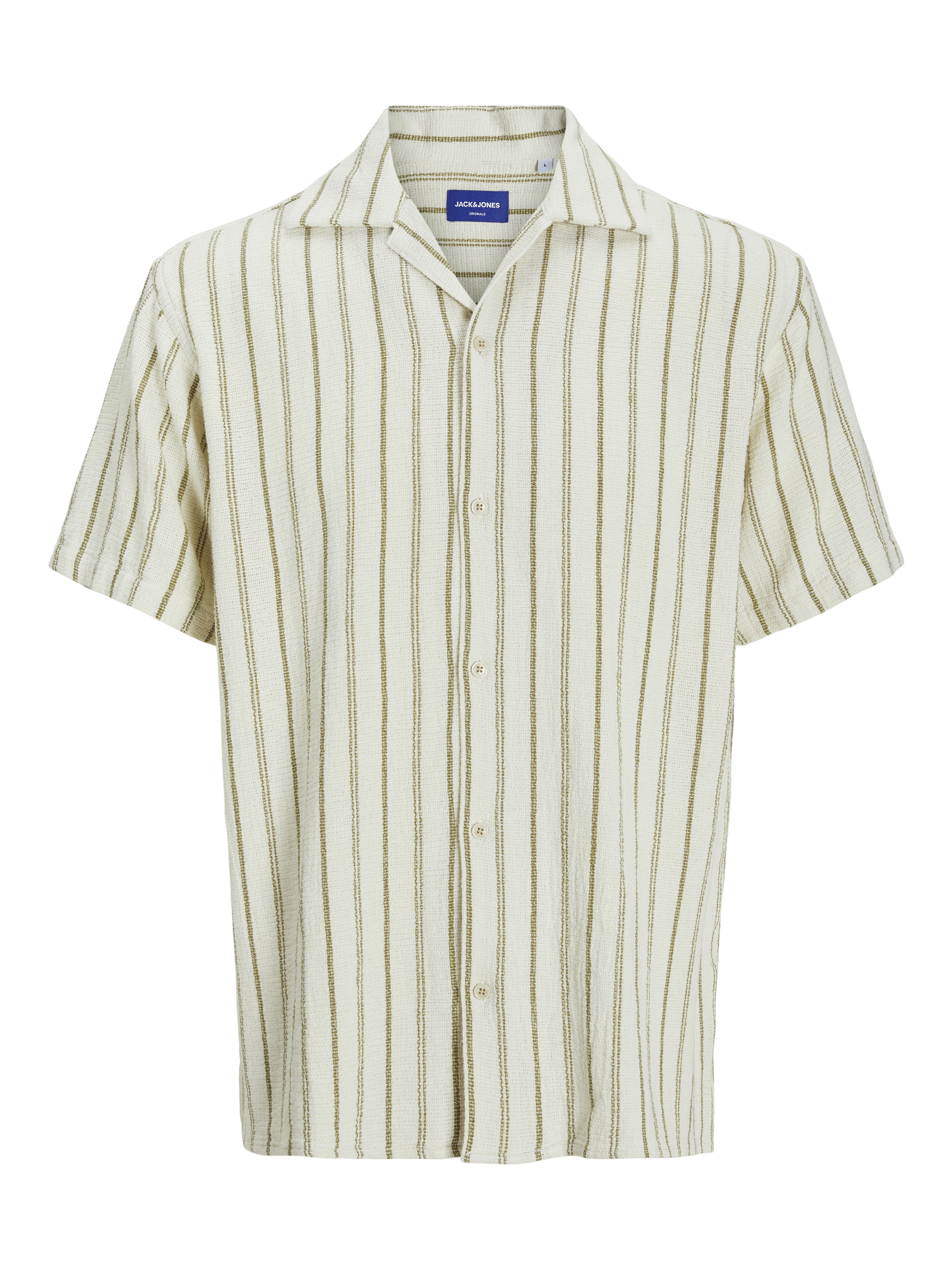 【SCENERITY】Dcen Striped Short-Sleeved Shirt Striped Knitted Short Sleeve Shirt | Ardene
