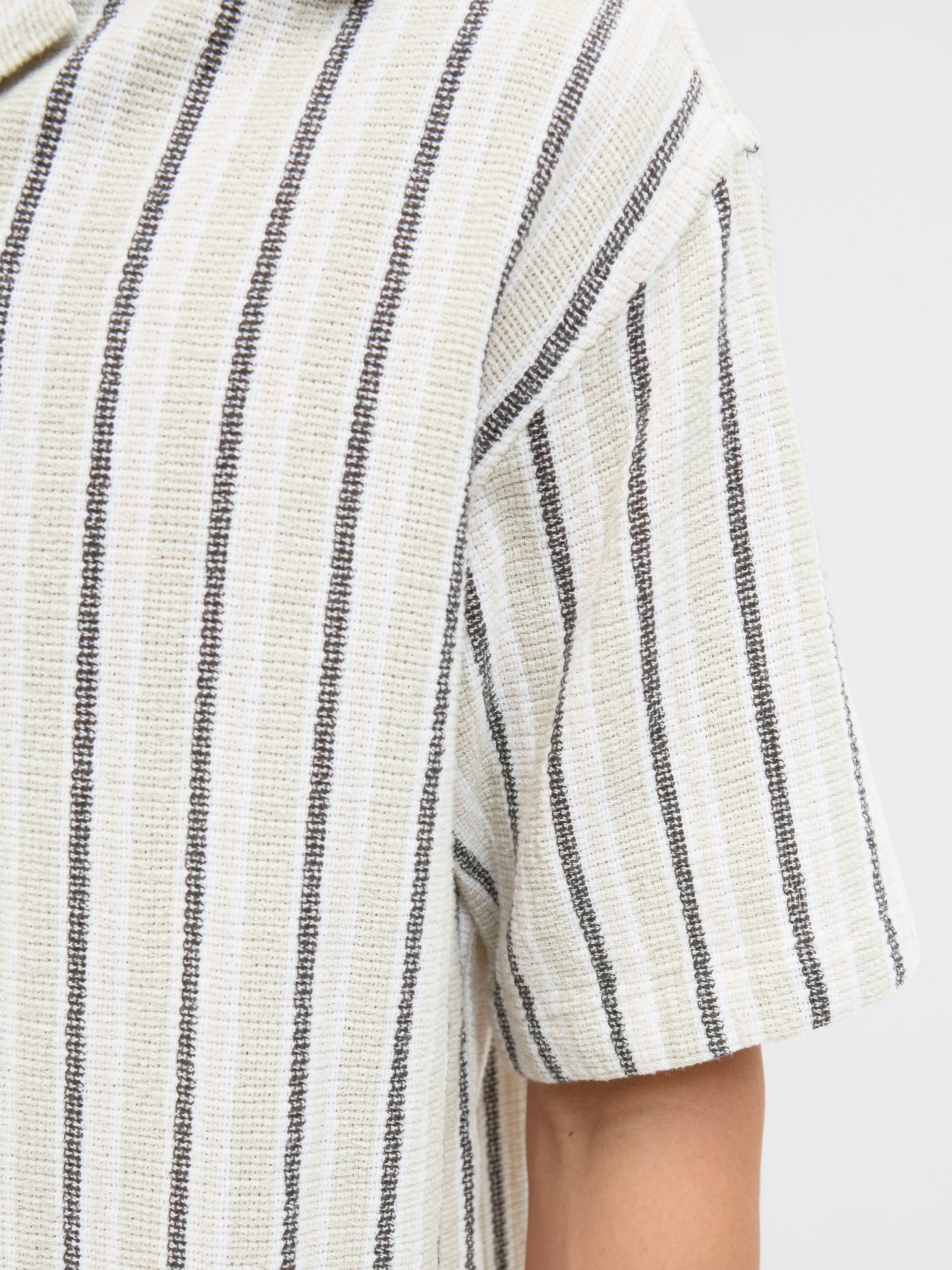 ★SATUR★ All Day Color Stripe Short Sleeve T-Shirt Mint Relaxed Fit Short-Sleeve Shirt | Light Green | Jack & Jones®