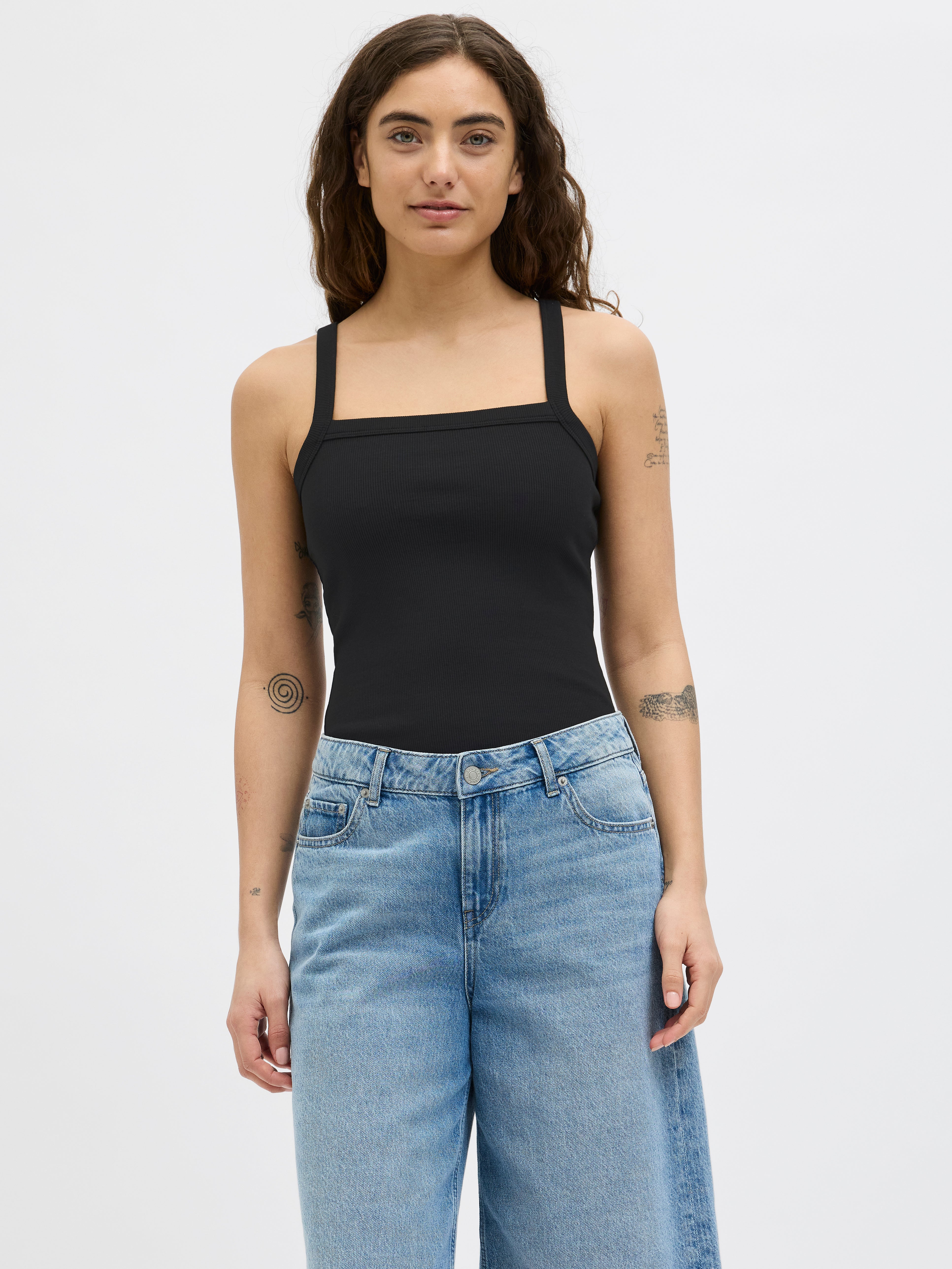 Standard Fit Square neck Tank Top | Jack & Jones