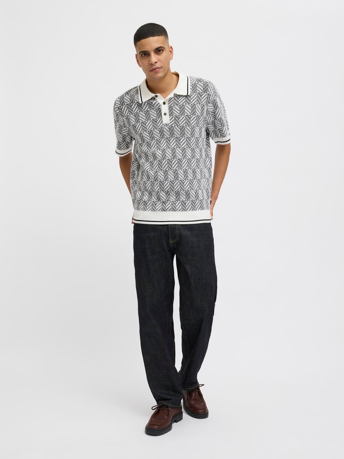 Relaxed Fit Knitted Polo | Jack & Jones®