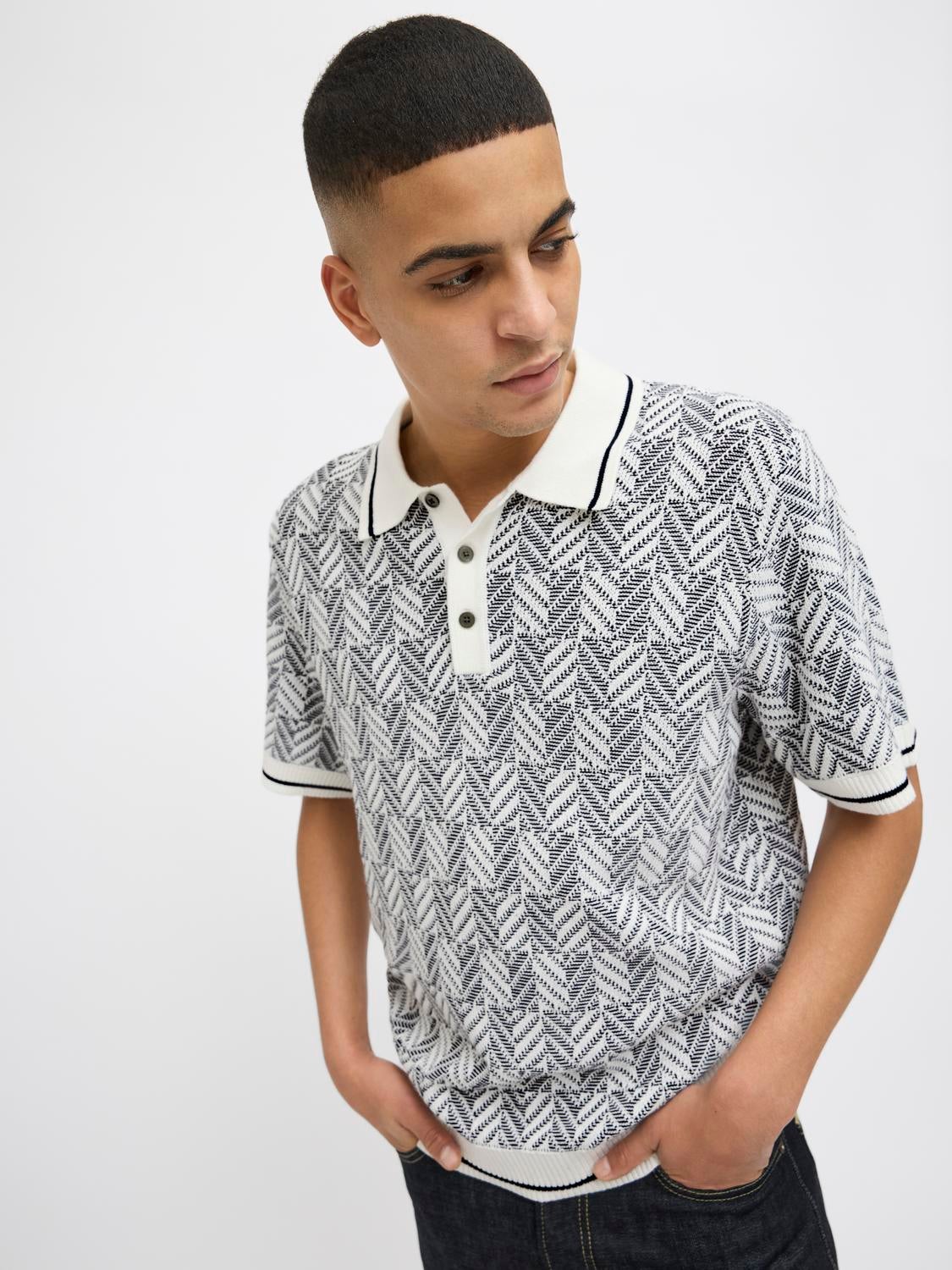 Relaxed Fit Knitted Polo | Jack & Jones®