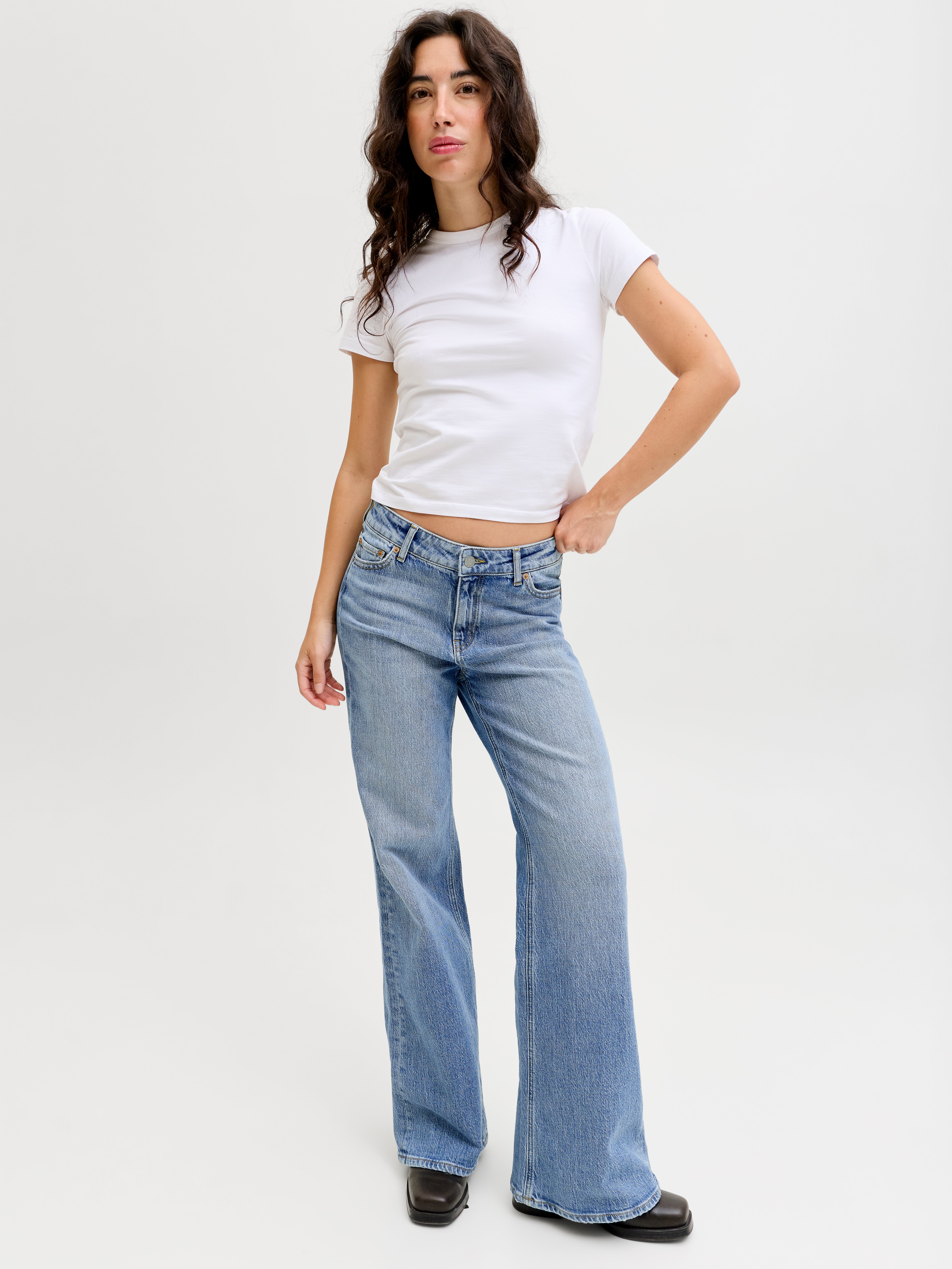 Jean à taille mi-haute et jambe évasée ROME | Jack & Jones®