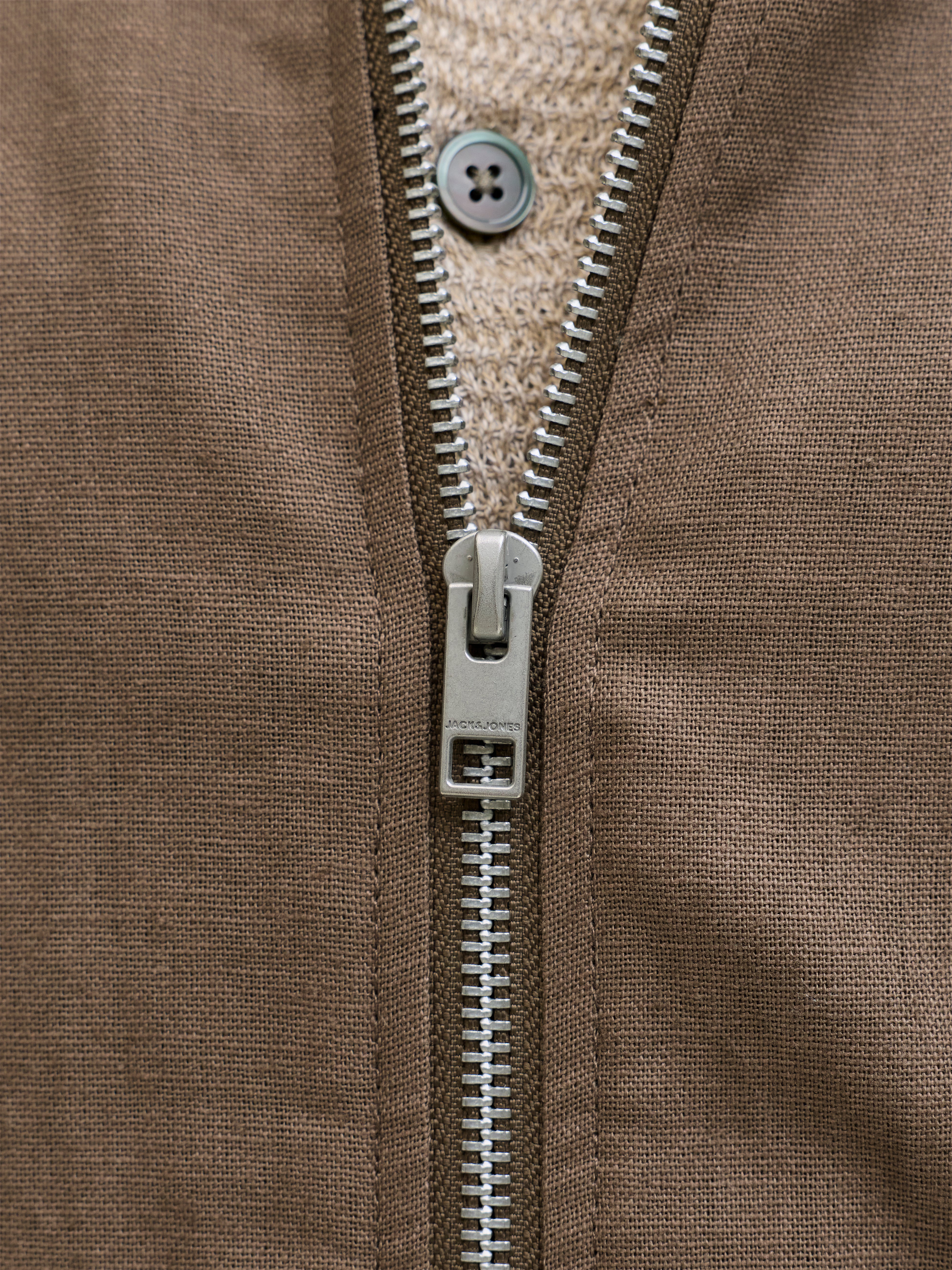 Linen-Blend Bomber Jacket | Jack & Jones®