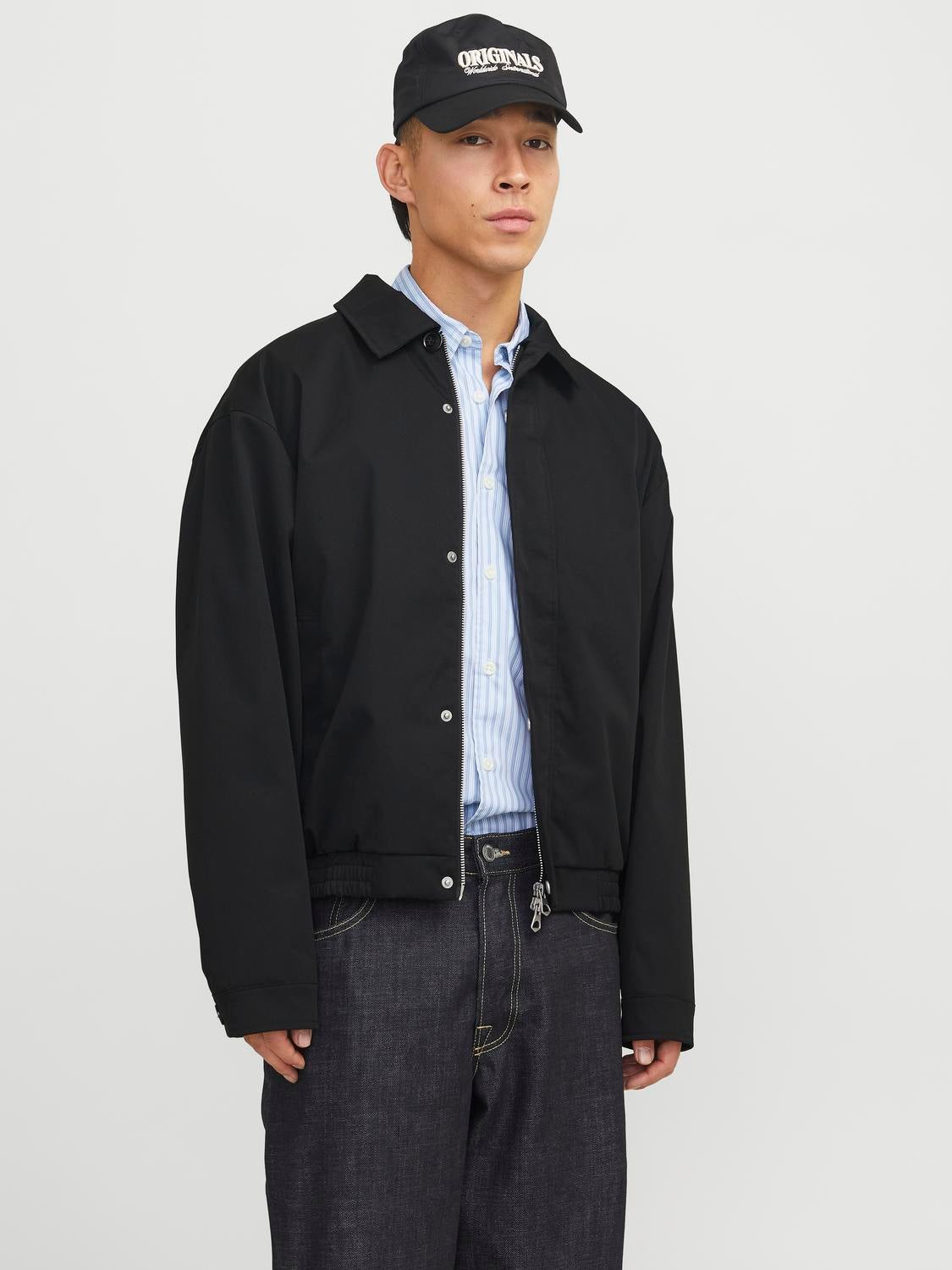 Spread collar Jacket | Black | Jack & Jones® Spread collar Jacket | Black | Jack & Jones®