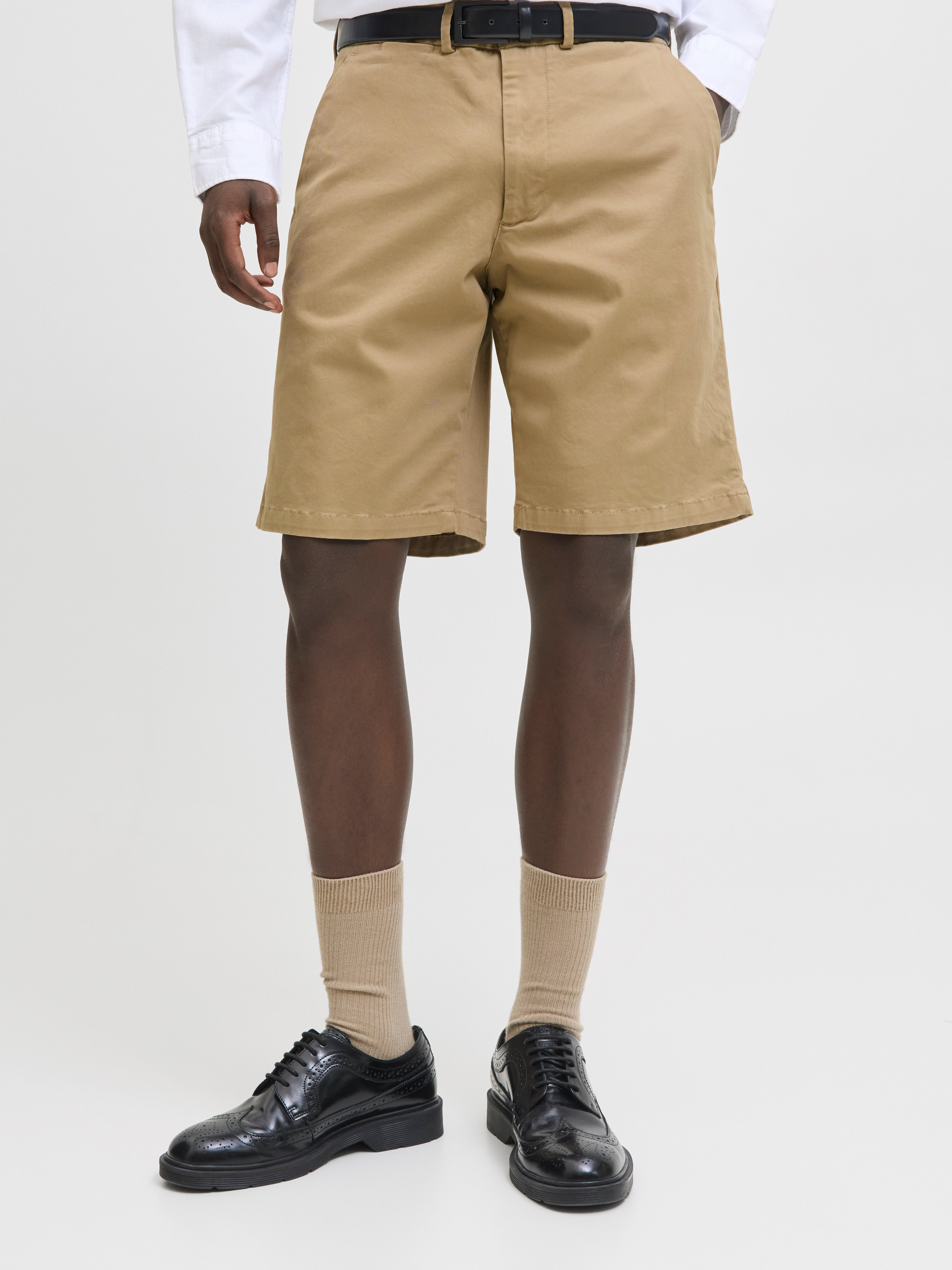 Loose Fit Chino shorts | Light Brown | Jack & Jones®