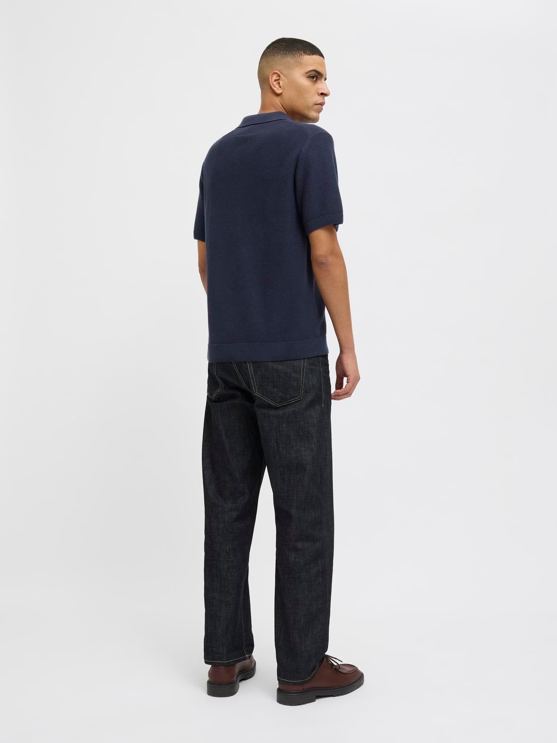 [ JEANS] Regular-Tipped Polo Shirt ★大人気★ jackjones-