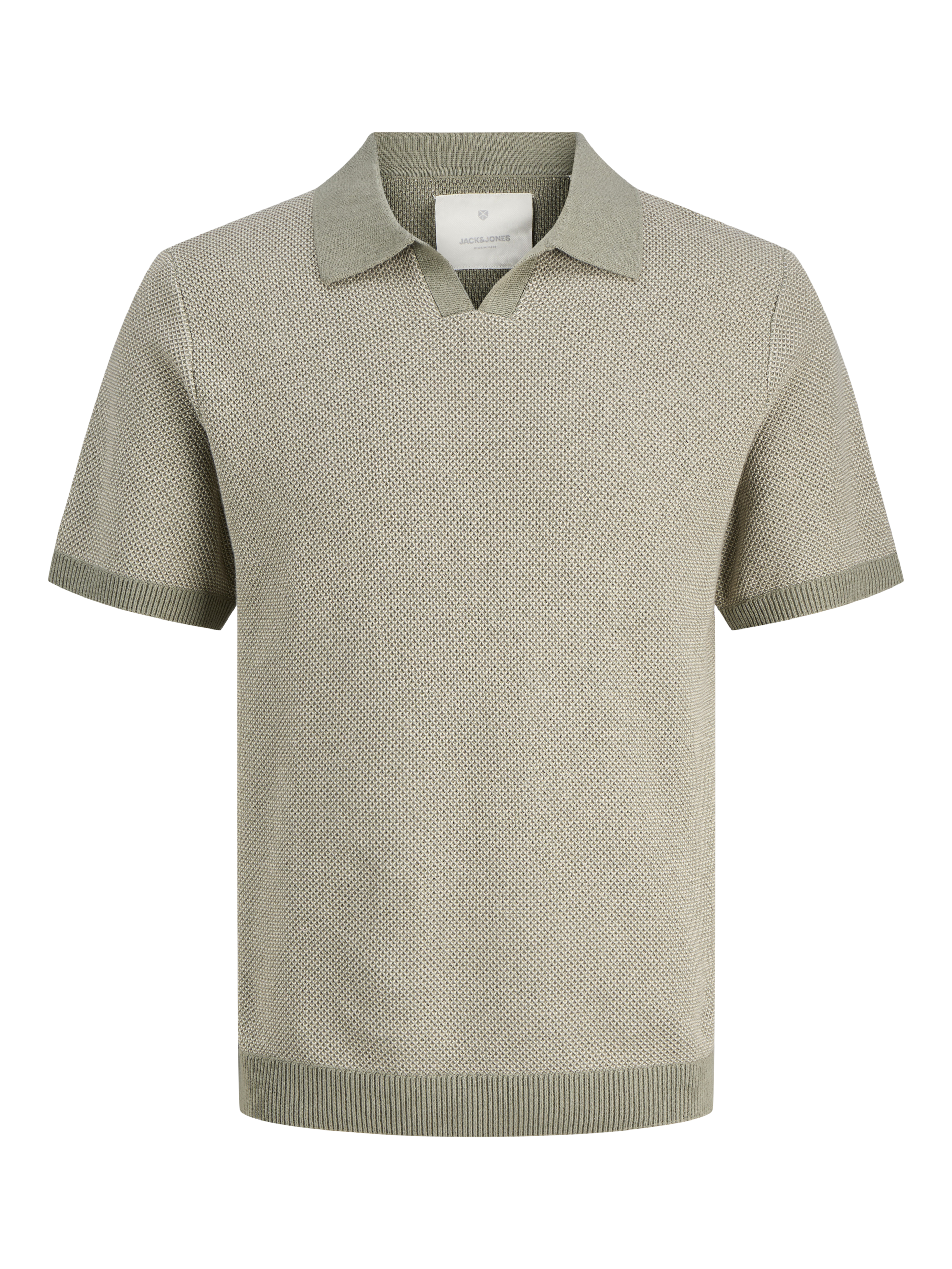 Knit polo, Beige - Sisley