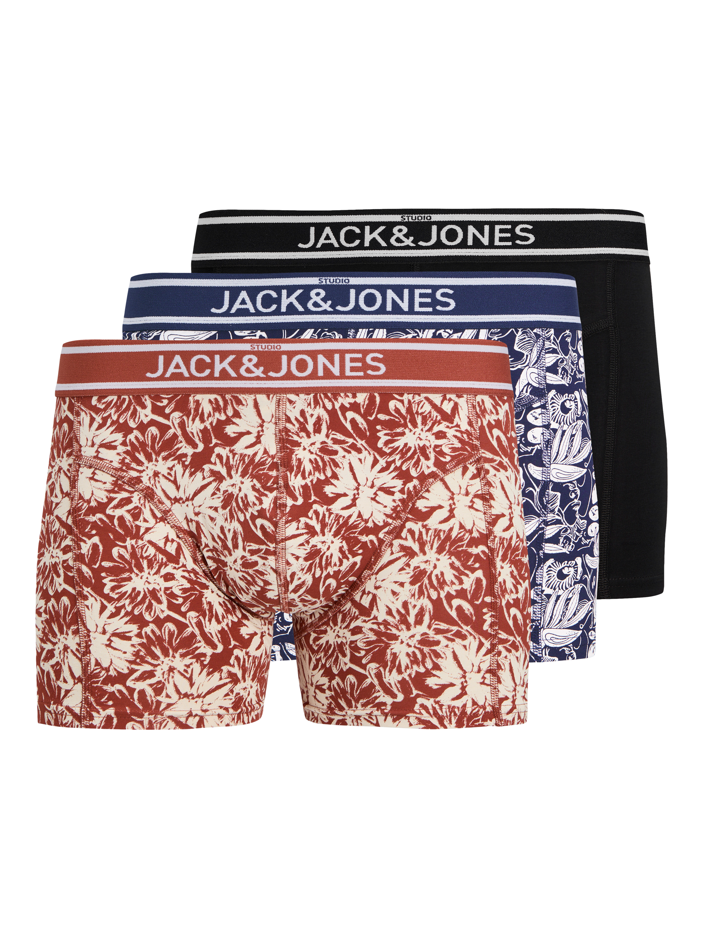 Jack & Jones Men's Boxer Shorts, 7-Pack - Jacbasic Trunks Plus, Cotton