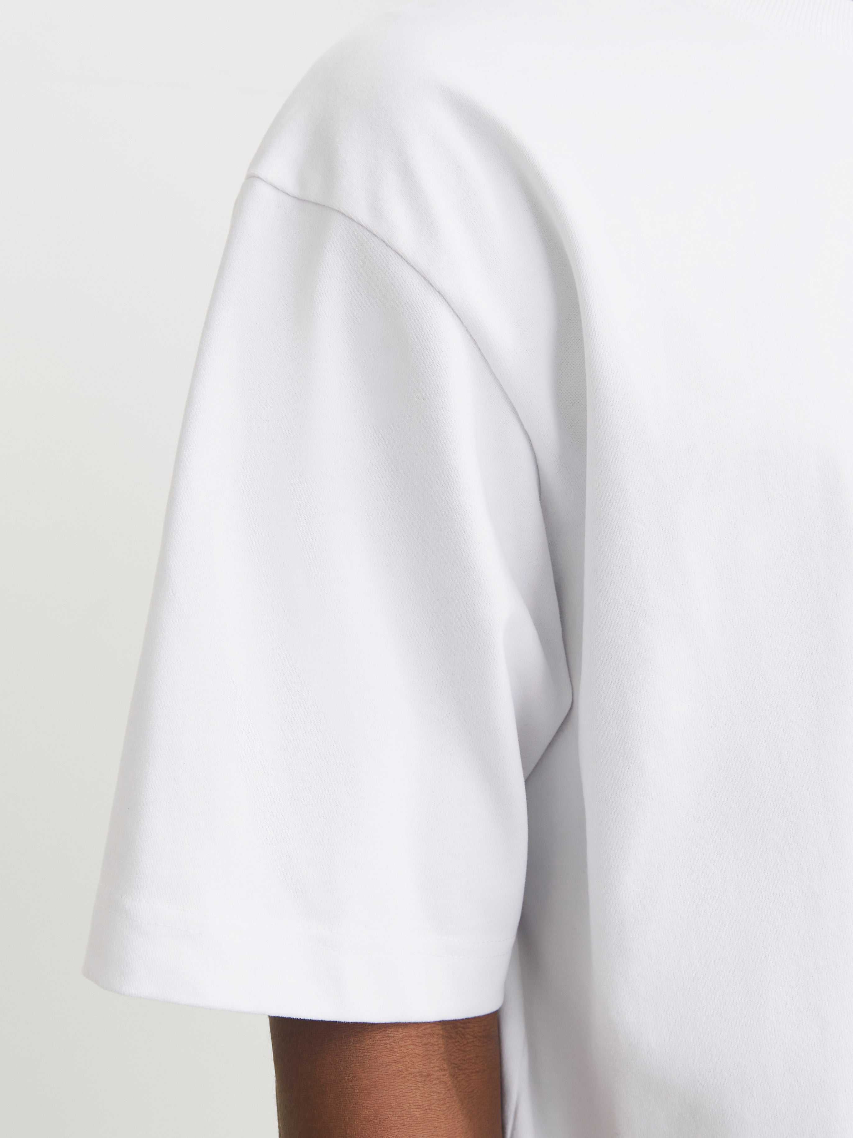 Oversize Cropped Fit Crew neck T-Shirt | White | Jack & Jones® Oversize Cropped Fit Crew neck T-Shirt | White | Jack & Jones®