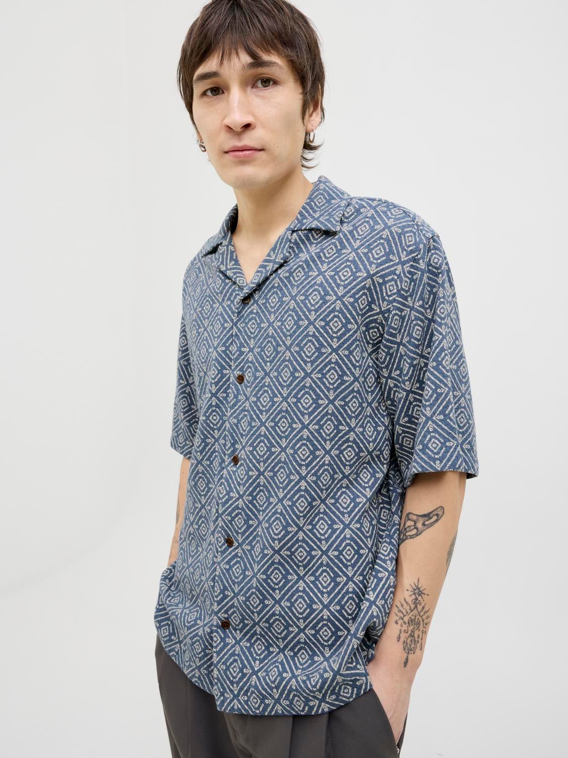 Relaxed Fit Shirt | Dark Purple | Jack & Jones®