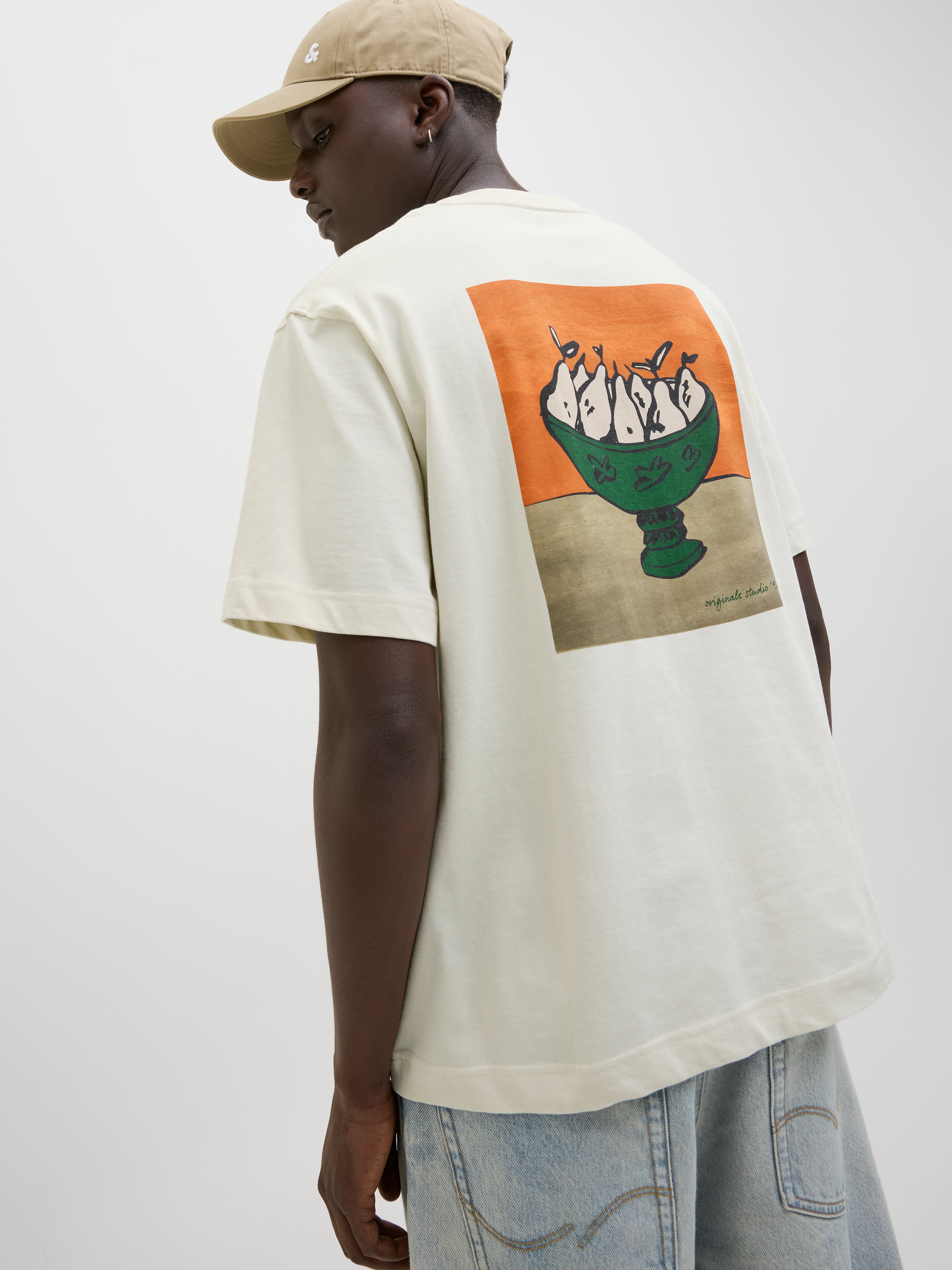 Jack & Jones Originals - Loose Fit Crew Neck T-shirt - Male ...
