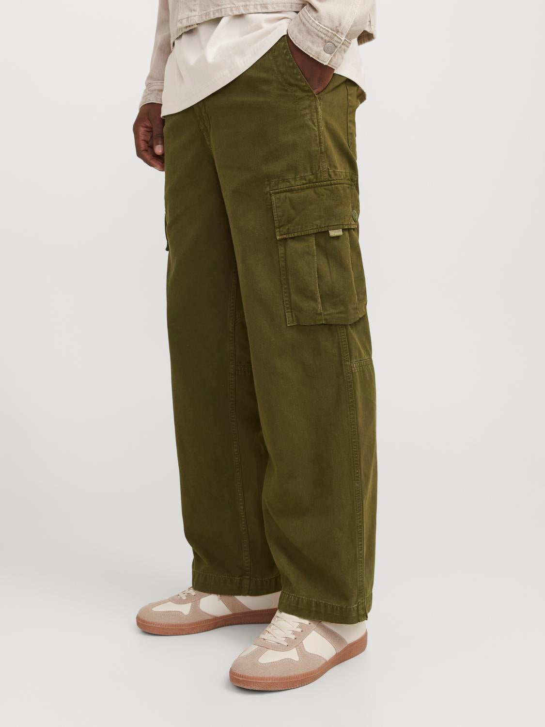 Wide Leg Fit Cargo Pants | Jack & Jones