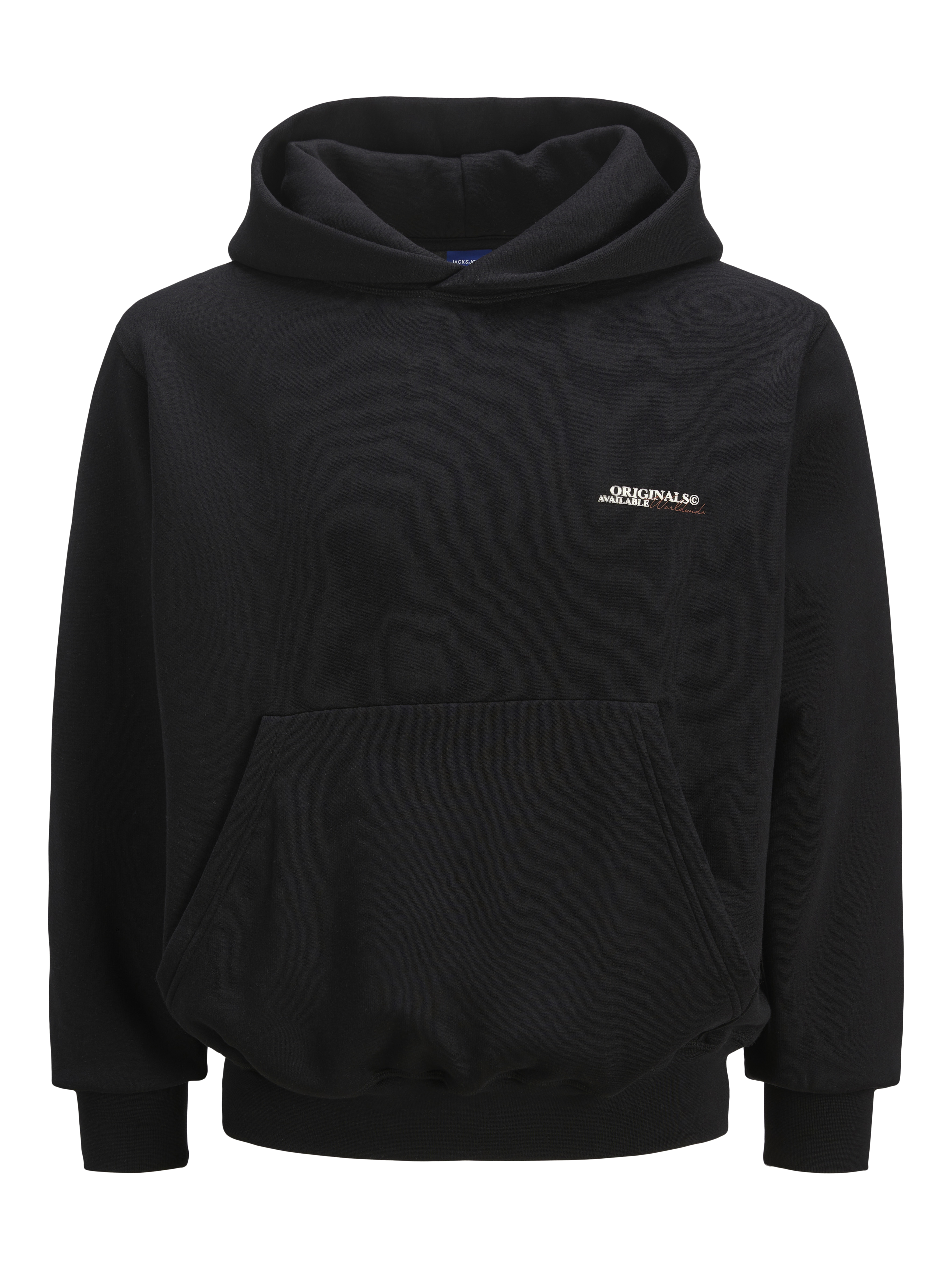 パーカー・フーディ Optical Black Washed Oversized Hoodie Men's Embroidered Heavyweight Oversized Hoodie in Washed