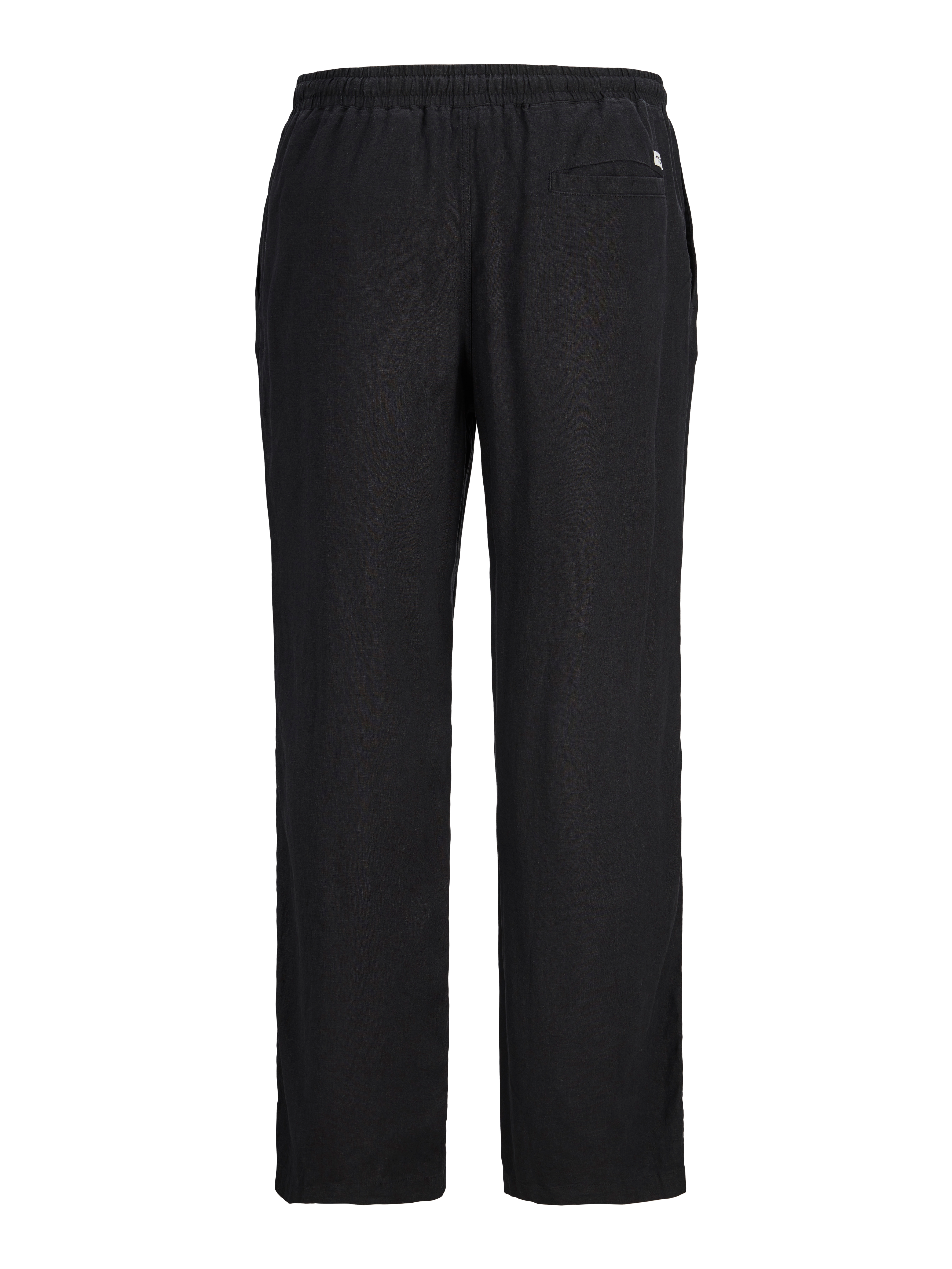 [LOW CLASSIC] / ☆ 25SS LINEN TUCK WIDE PANTS / BLACK Black Wide Leg Linen Trousers | Wasic – motelrocks.com