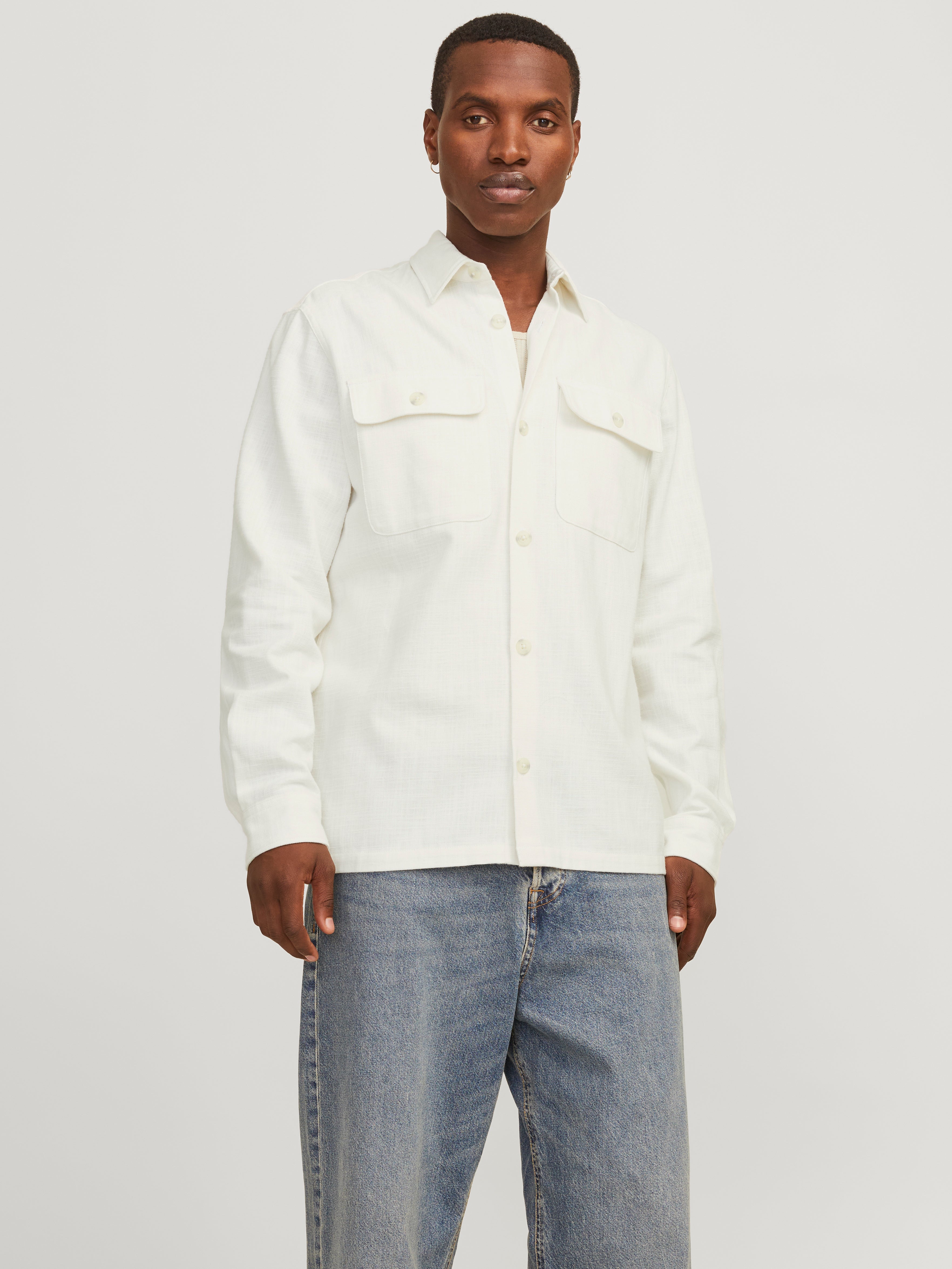 ON COMFORT SHIRT M グレー CSC0006GRY_MODEL_CROP.jpg