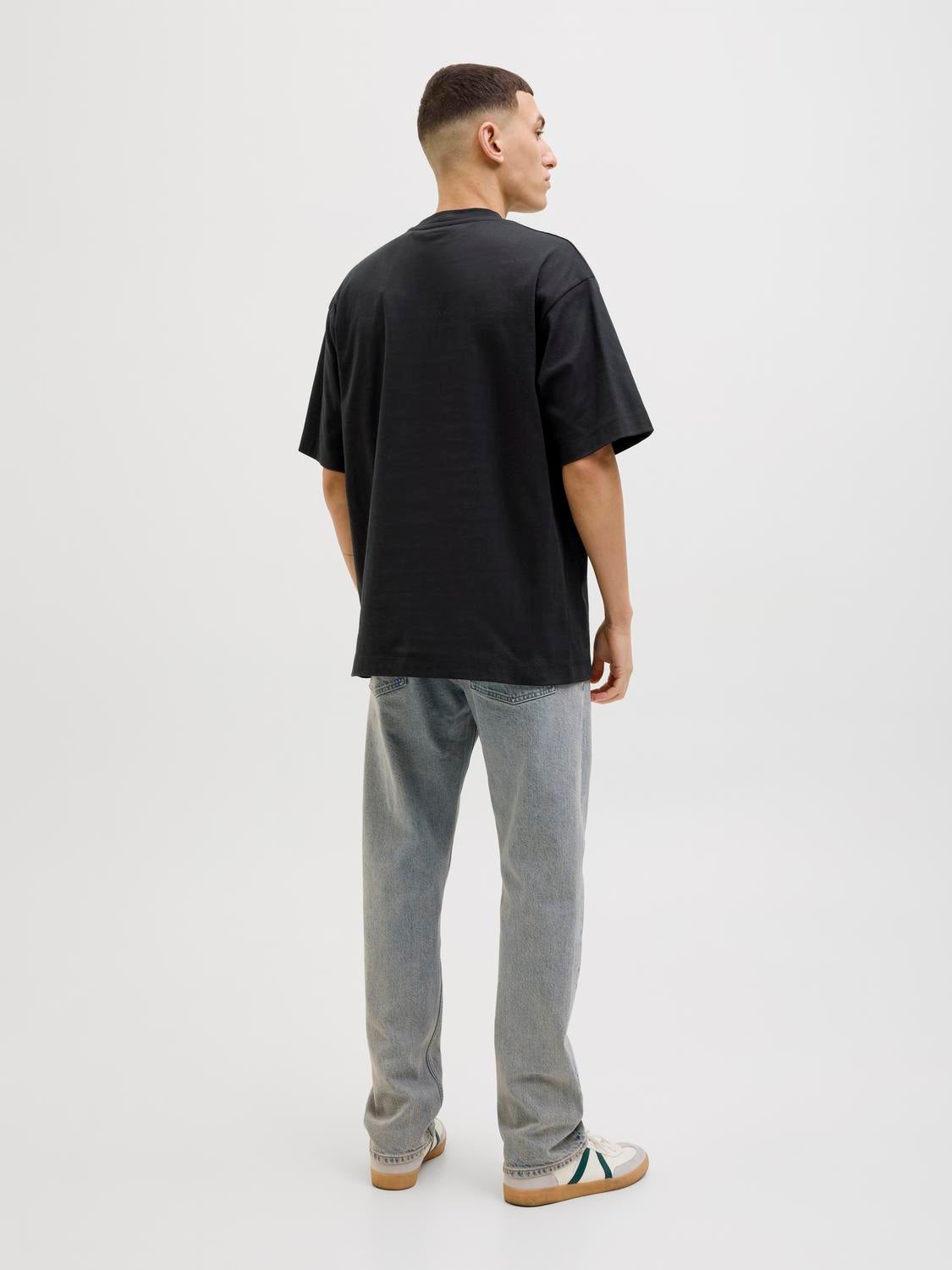 Wide Fit Round Neck T-Shirt | Jack & Jones