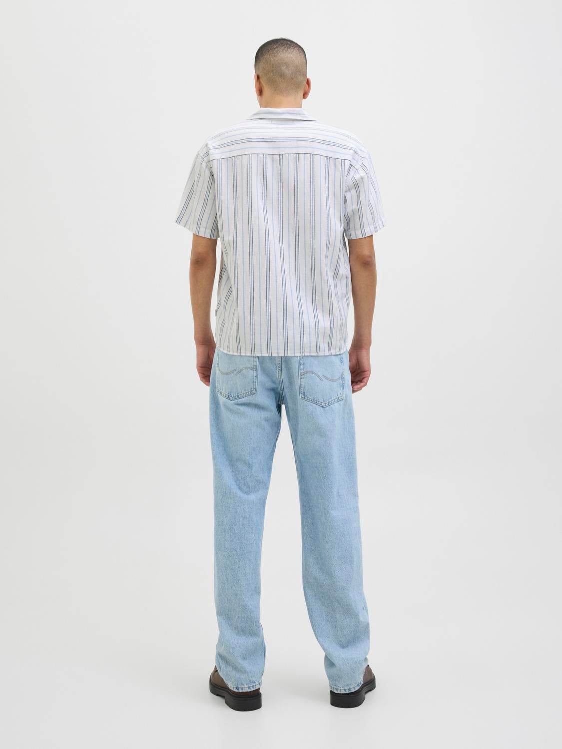 Loose Fit Shirt | Medium Blue | Jack & Jones®