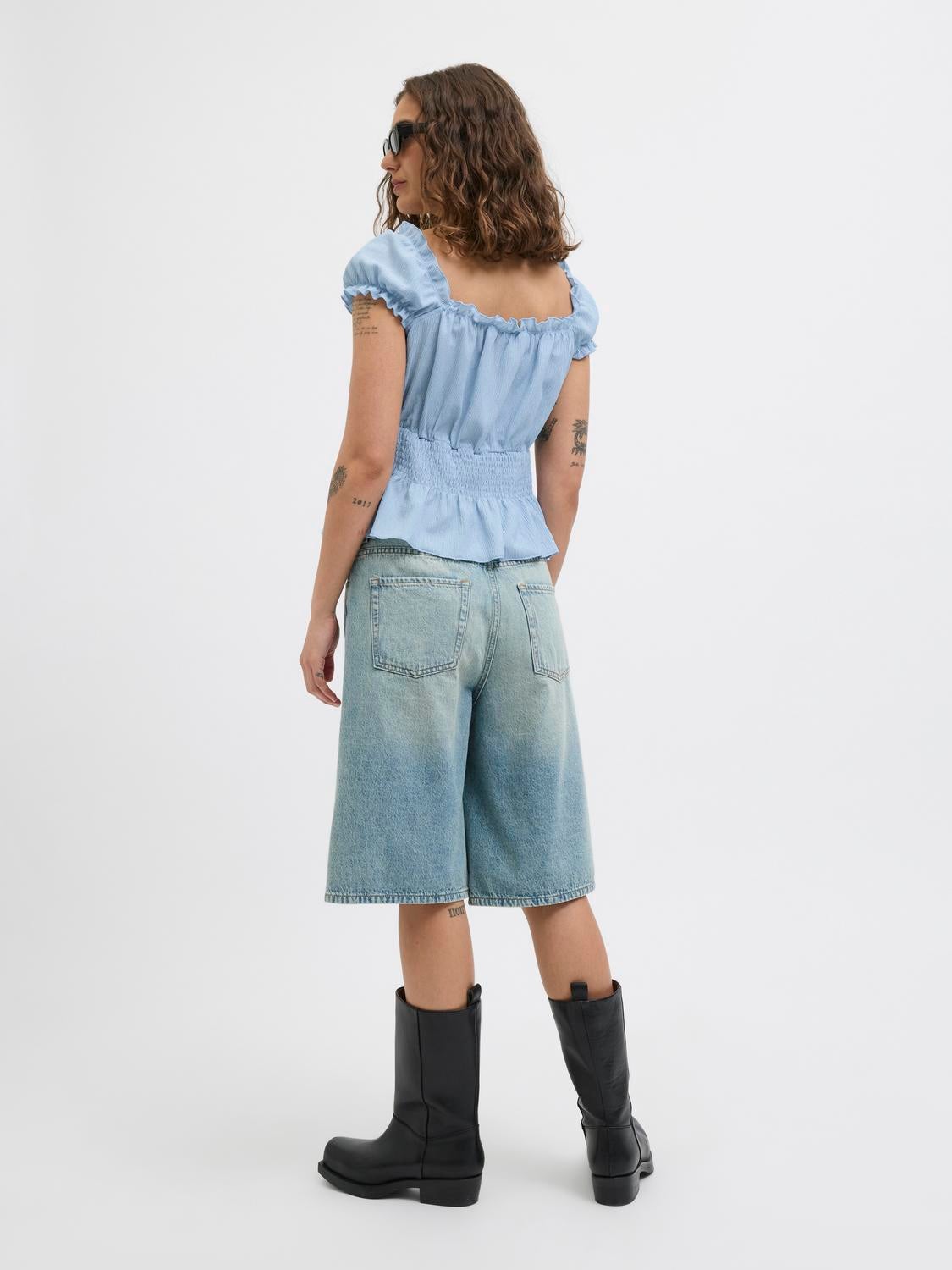 Smocked Peplum Blouse | Jack & Jones®