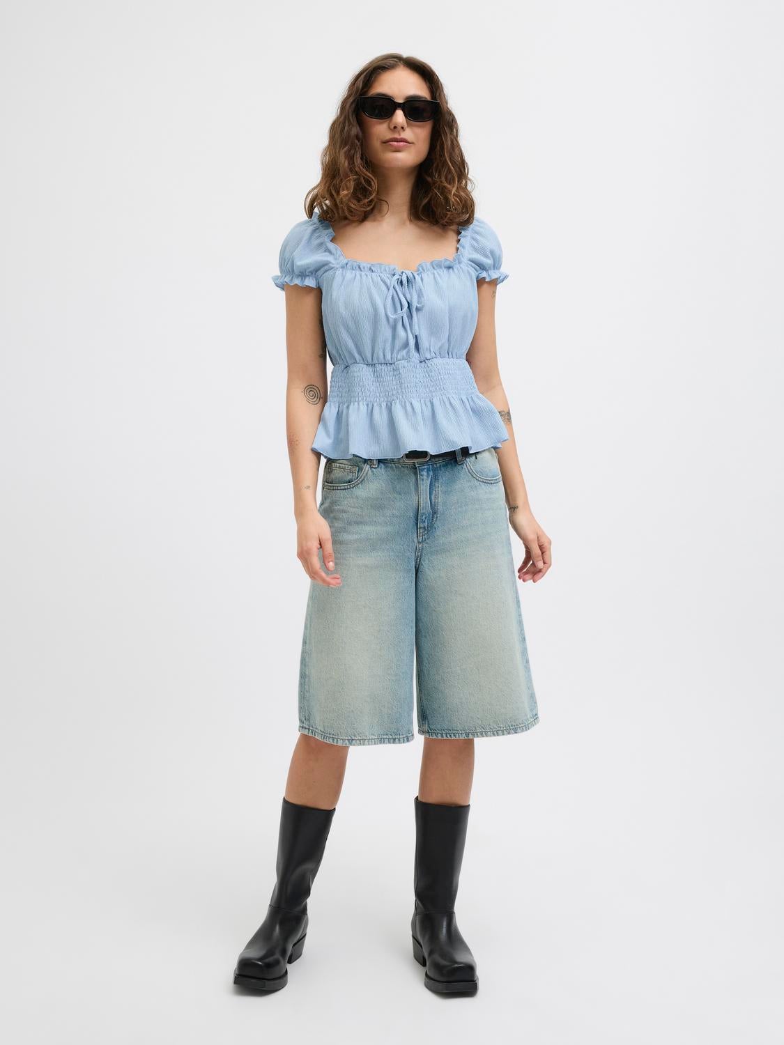 Smocked Peplum Blouse | Jack & Jones®