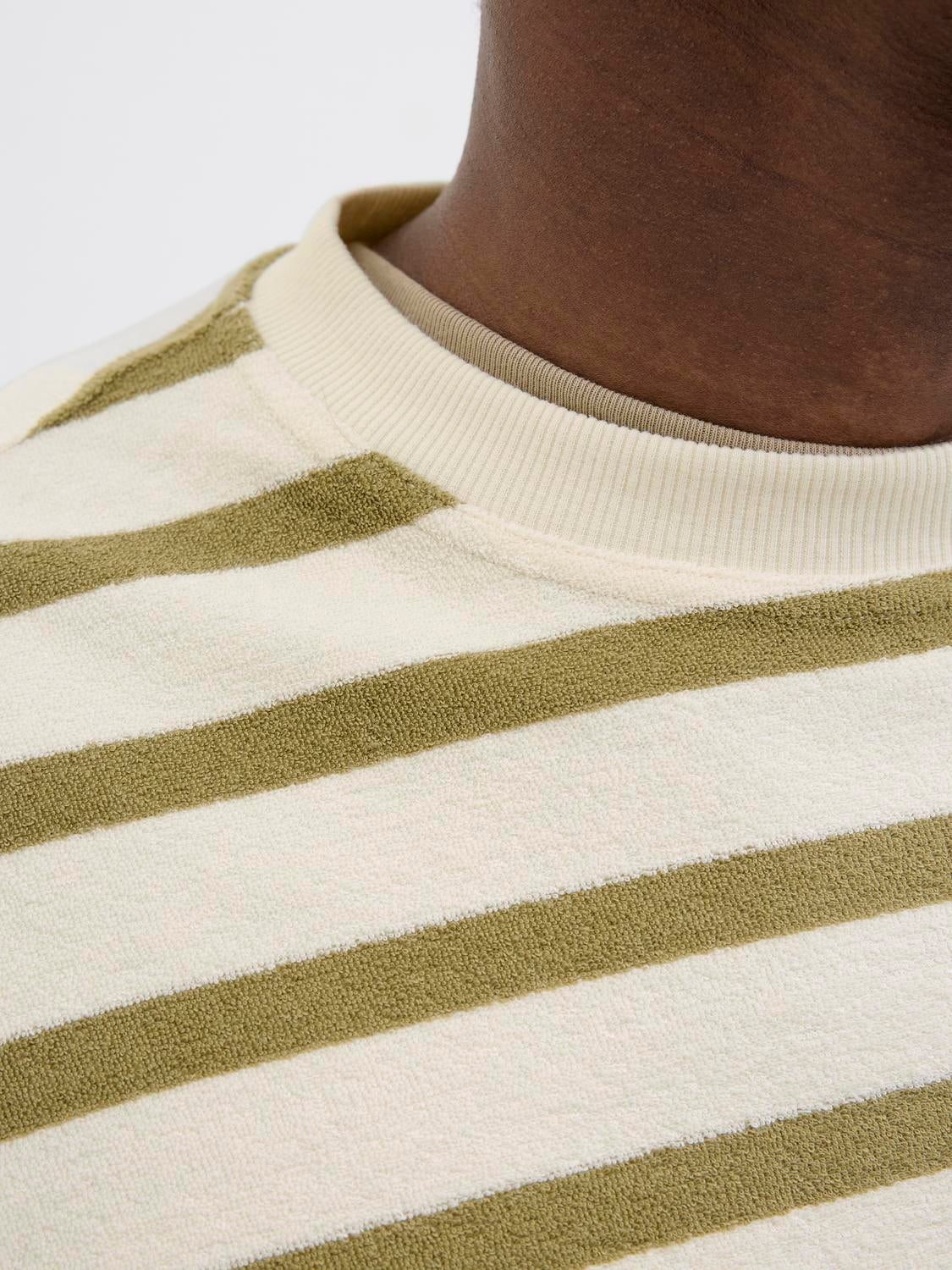 Oversized Cropped Fit Crew neck Set sleeves Sweatshirt | Jack & Jones