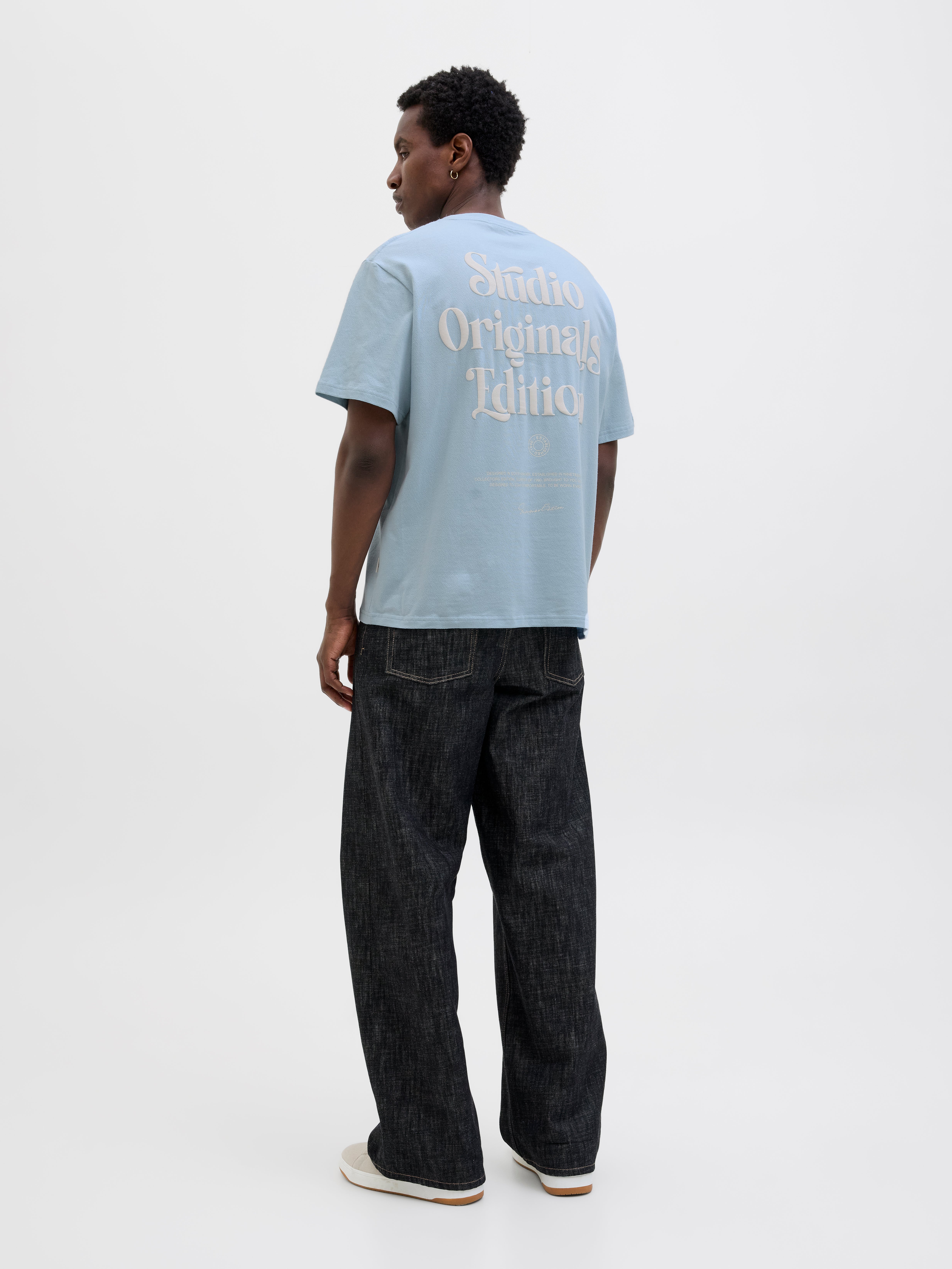 [JEEP]★24SS★Loose Fit Short Sleeve T-Shirt Loose Fit Crew neck T-Shirt | Black | Jack & Jones®