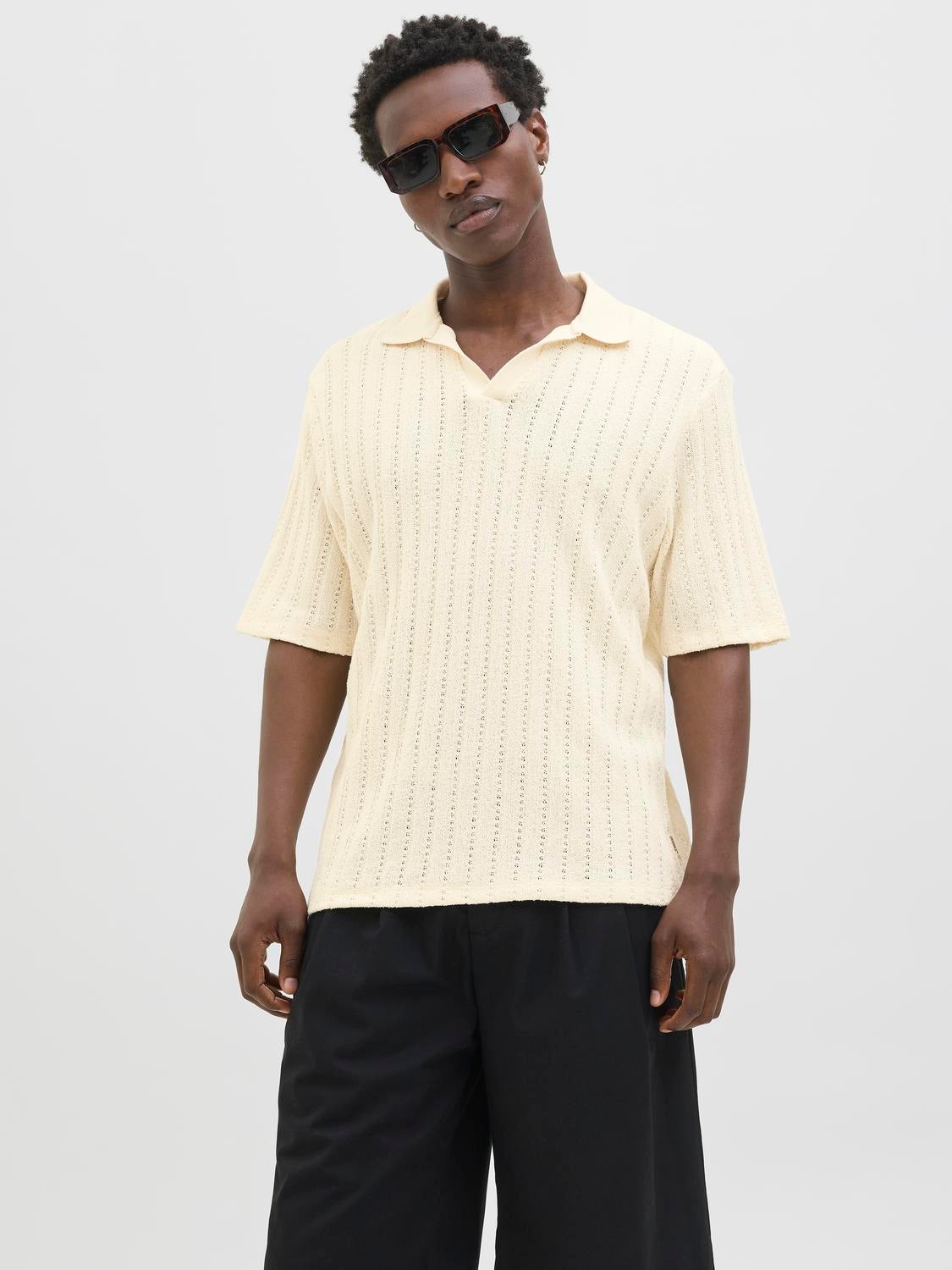 トップス 90s Mr.JUNKO Knit Polo shirt 90s Mr.JUNKO Knit Polo shirt